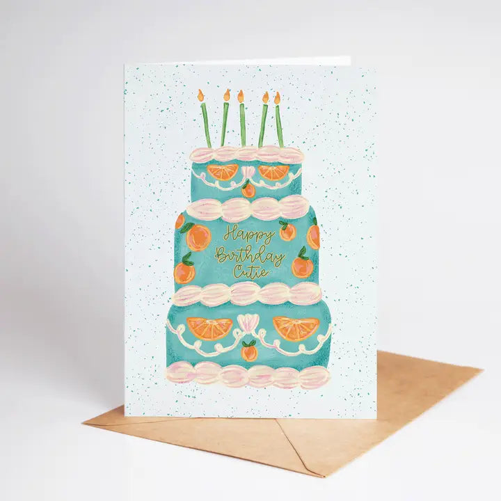 Happy Birthday Cutie Card