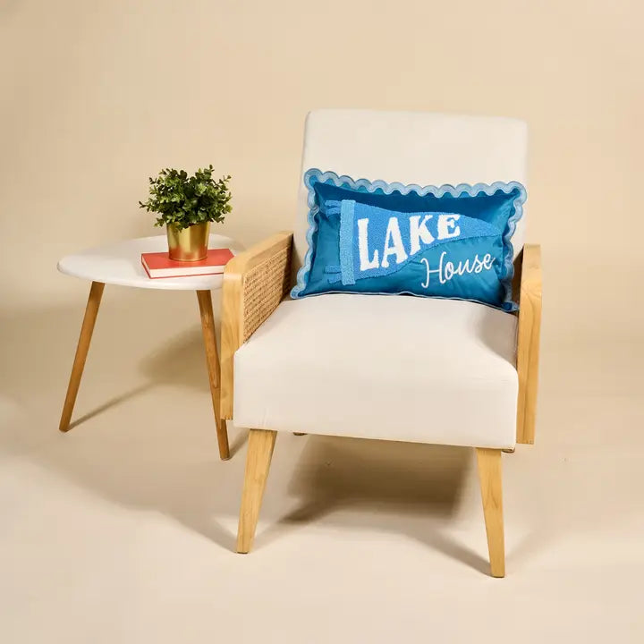 Lake House Throw Pillow