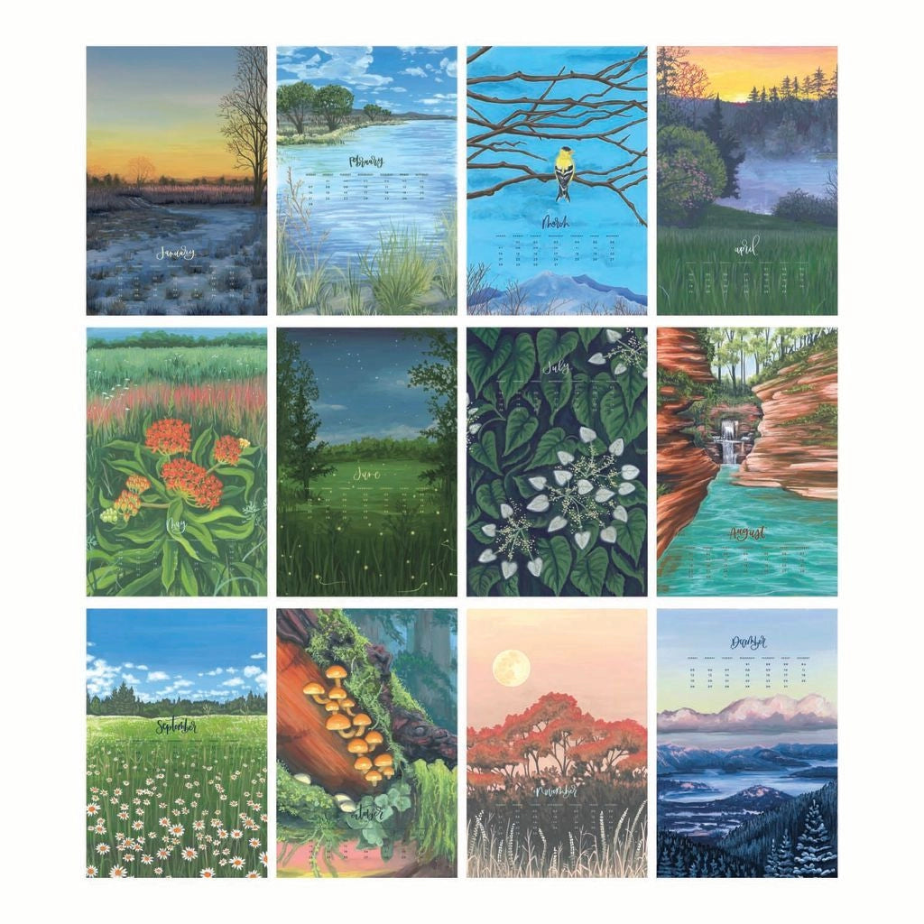 Natural World 2027 XL Calendar