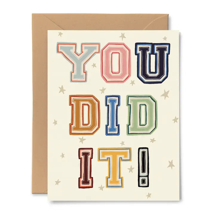 You Did It Card