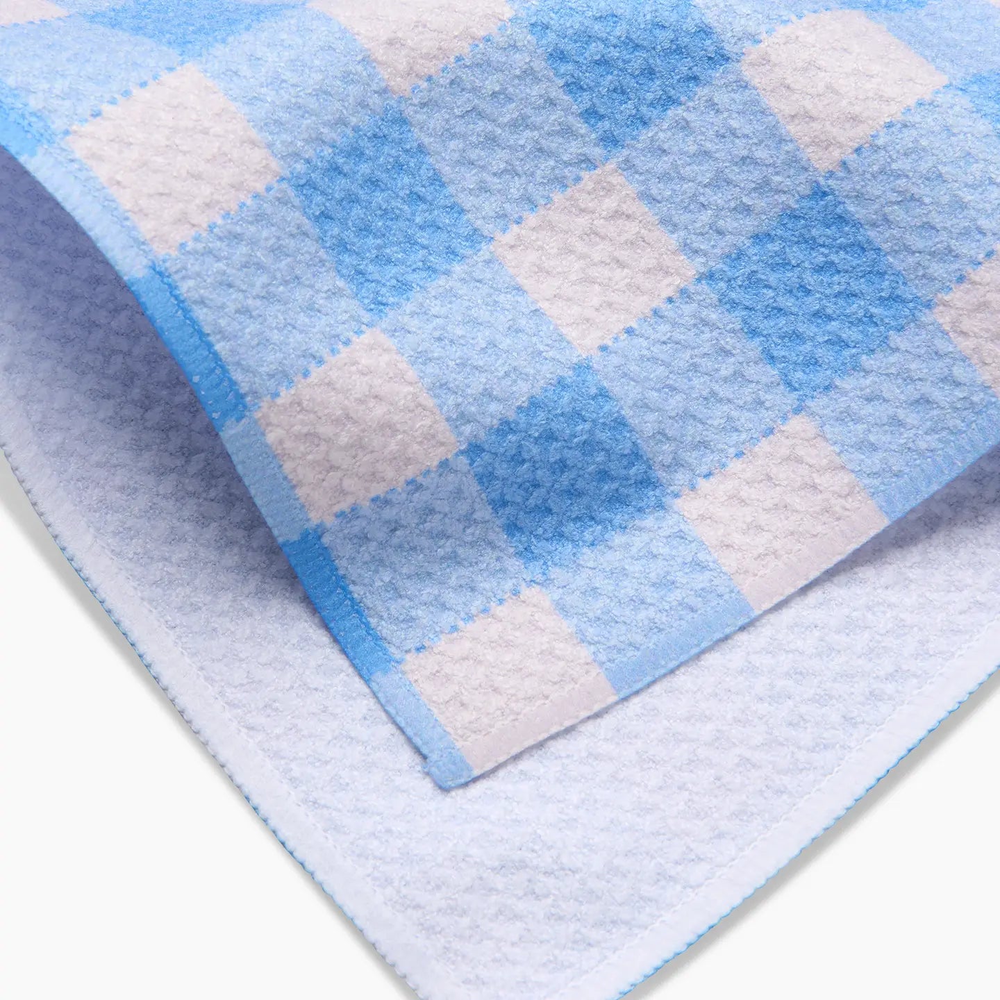 Angelic Sky Gingham Tea Towel