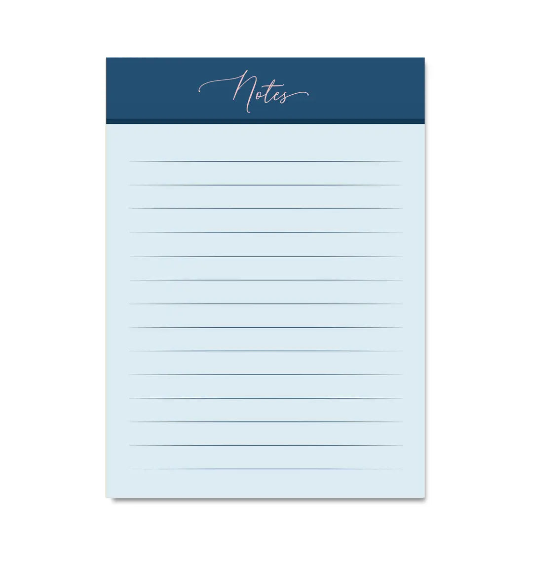 Blue Refined Notepad