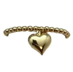 Puffy Heart Bracelet