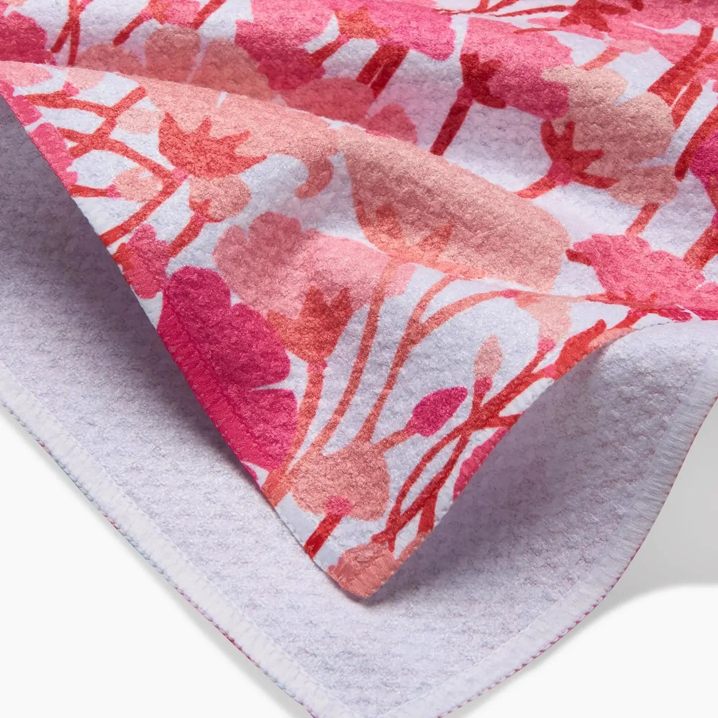 Pink Florals Tea Towel