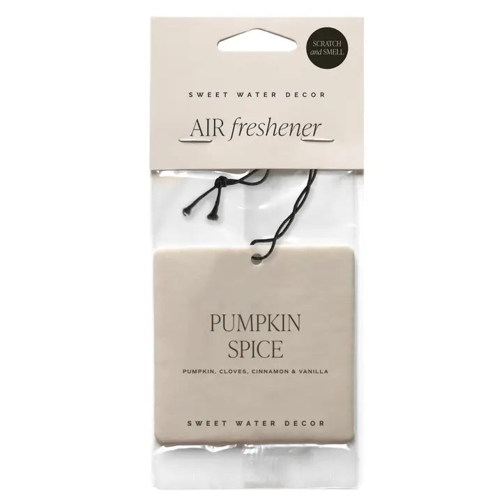 Pumpkin Spice Hanging Air Freshener