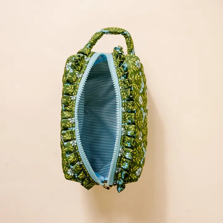 Everbloom Forest Green Cosmetic Pouch