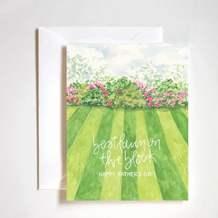 Best Lawn On The Block Card