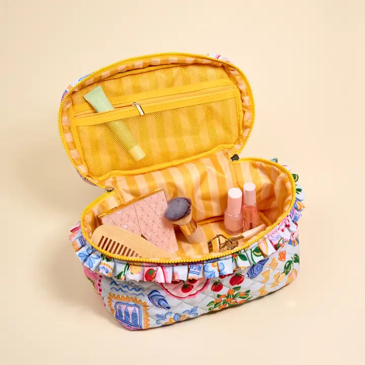 Ciao Bella Quilted Cosmetic Bag