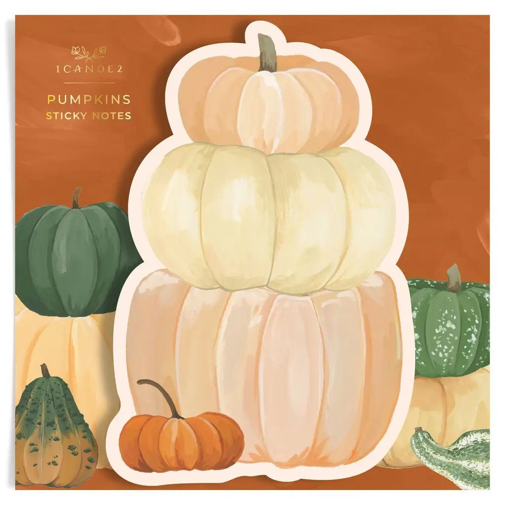 Stacked Pumpkins Sticky Notes