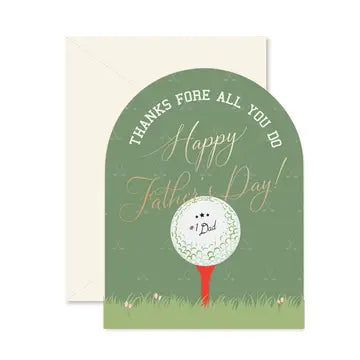 Fore Dad Father's Day Card