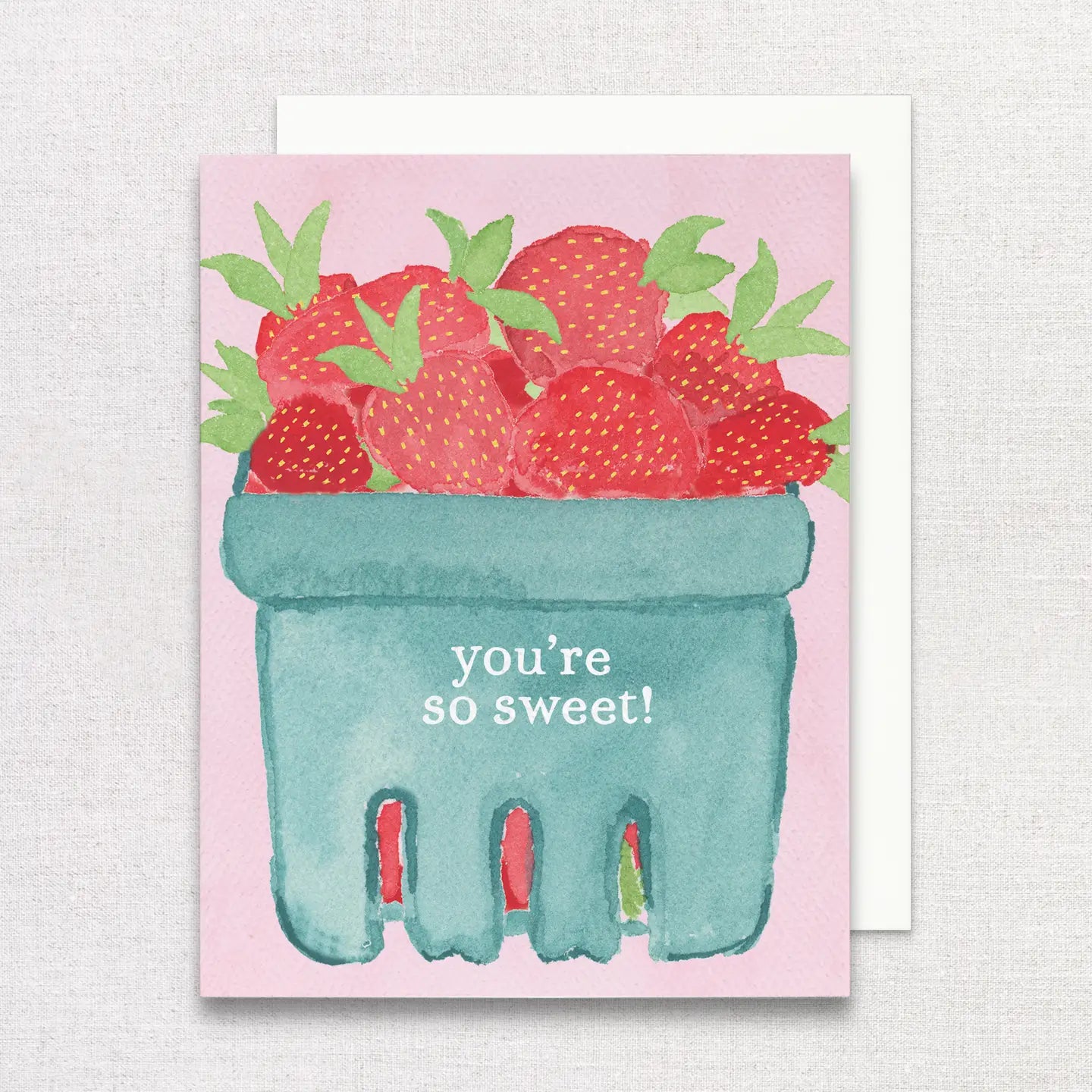 You're So Sweet Strawberry Card