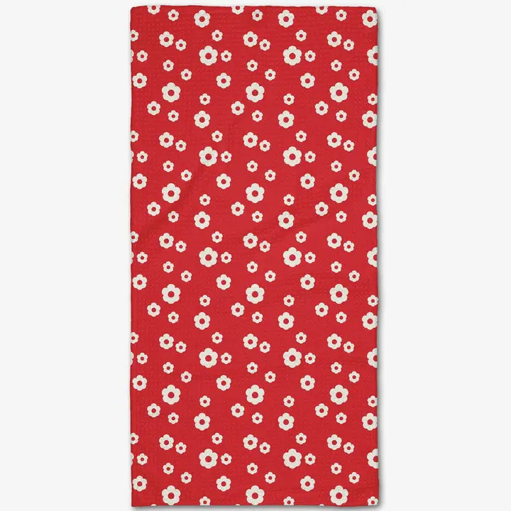 Sunny Flowers Bar Towel