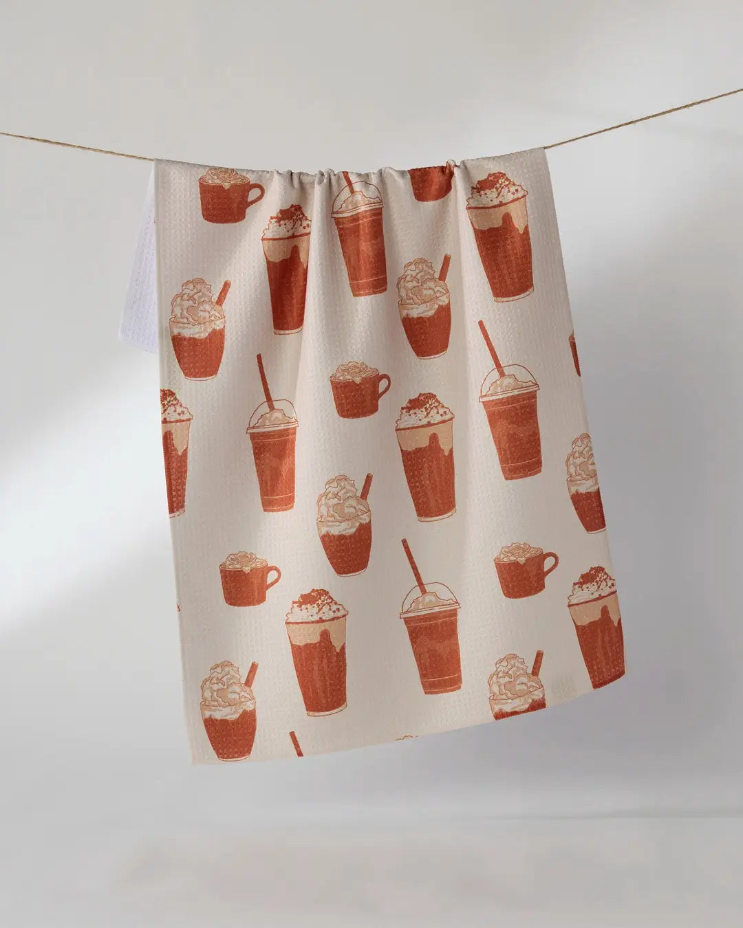 Spice Season Geometry Tea Towel