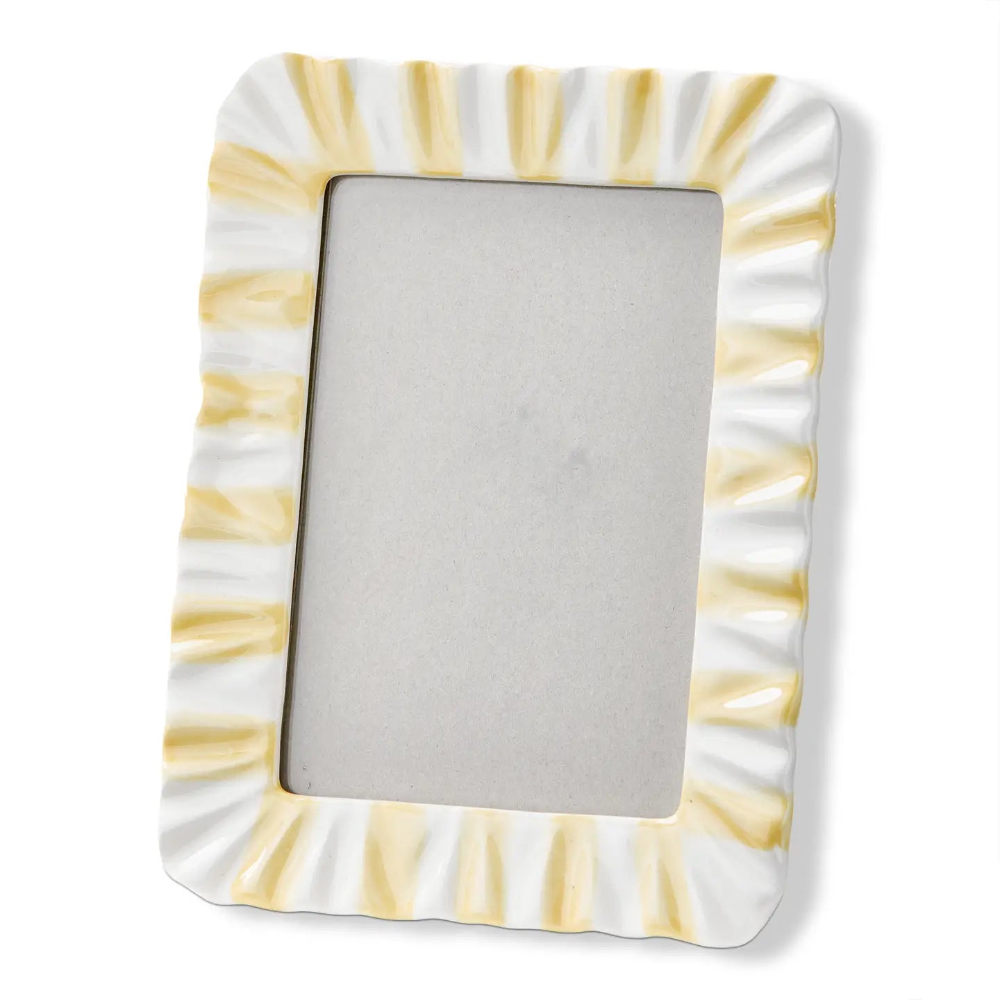 Stripe Ruffle Photo Frame