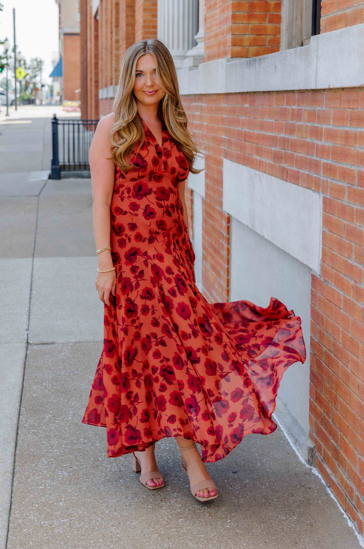 Red Rouge Maxi Dress