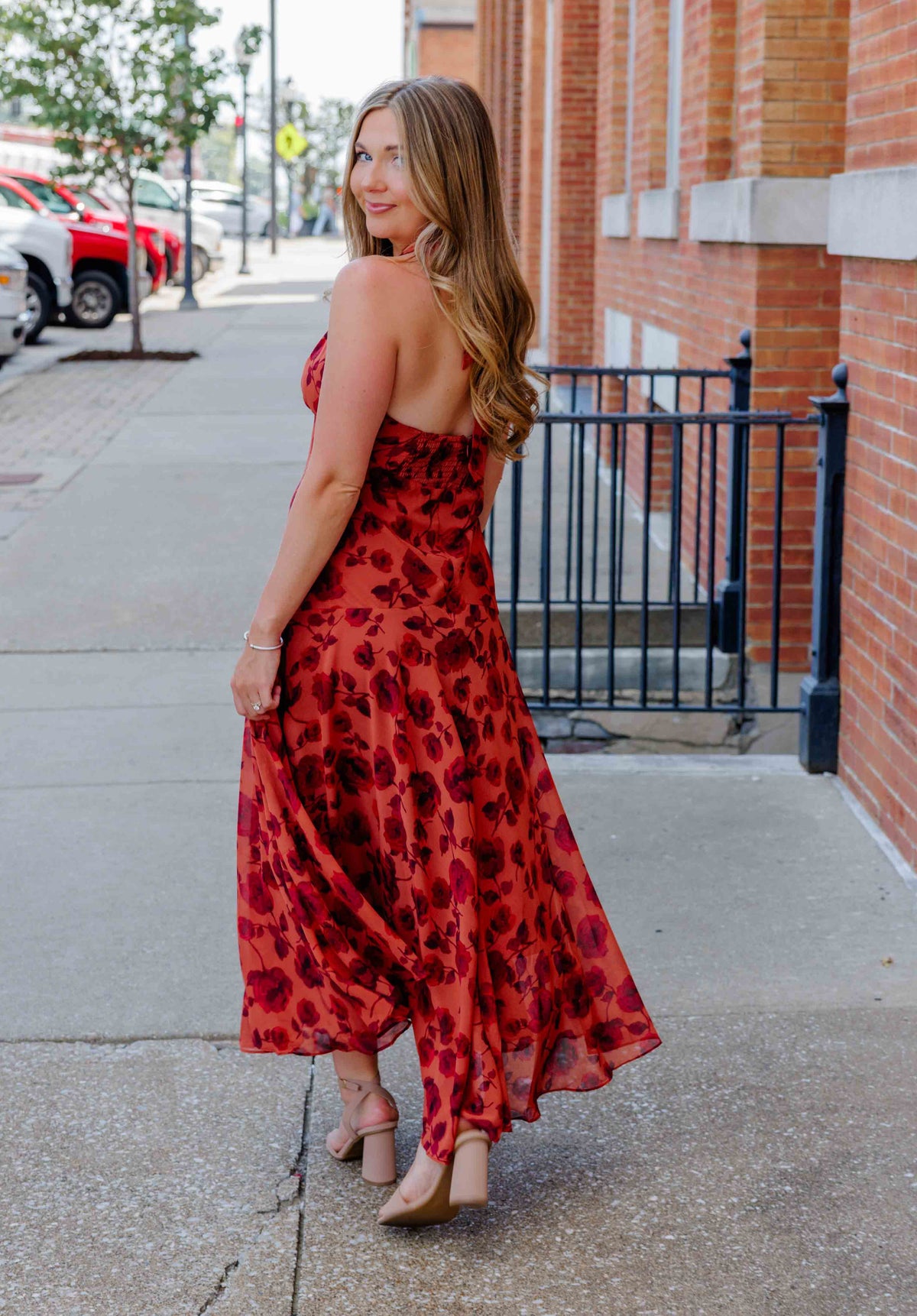 Red Rouge Maxi Dress