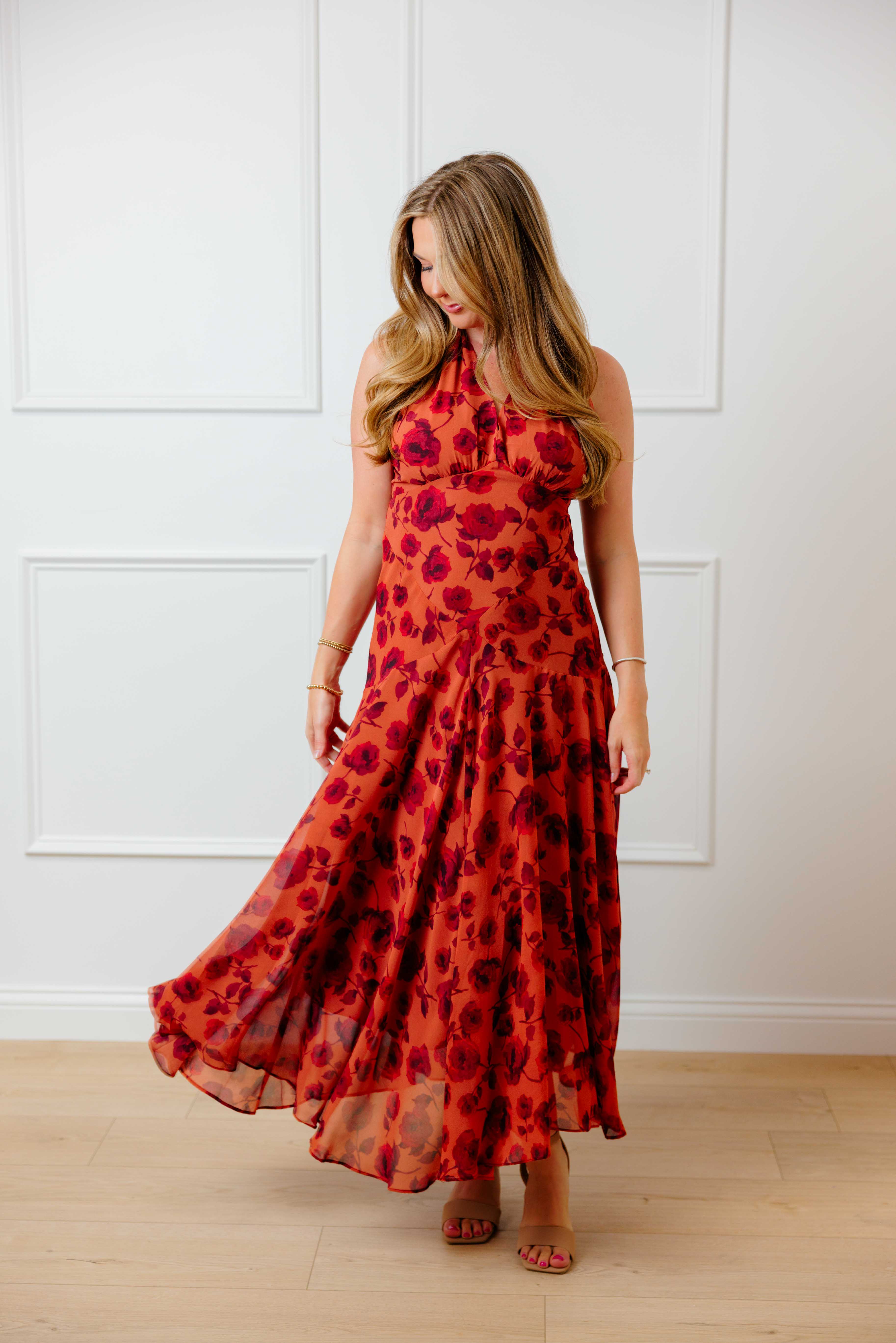 Red Rouge Maxi Dress