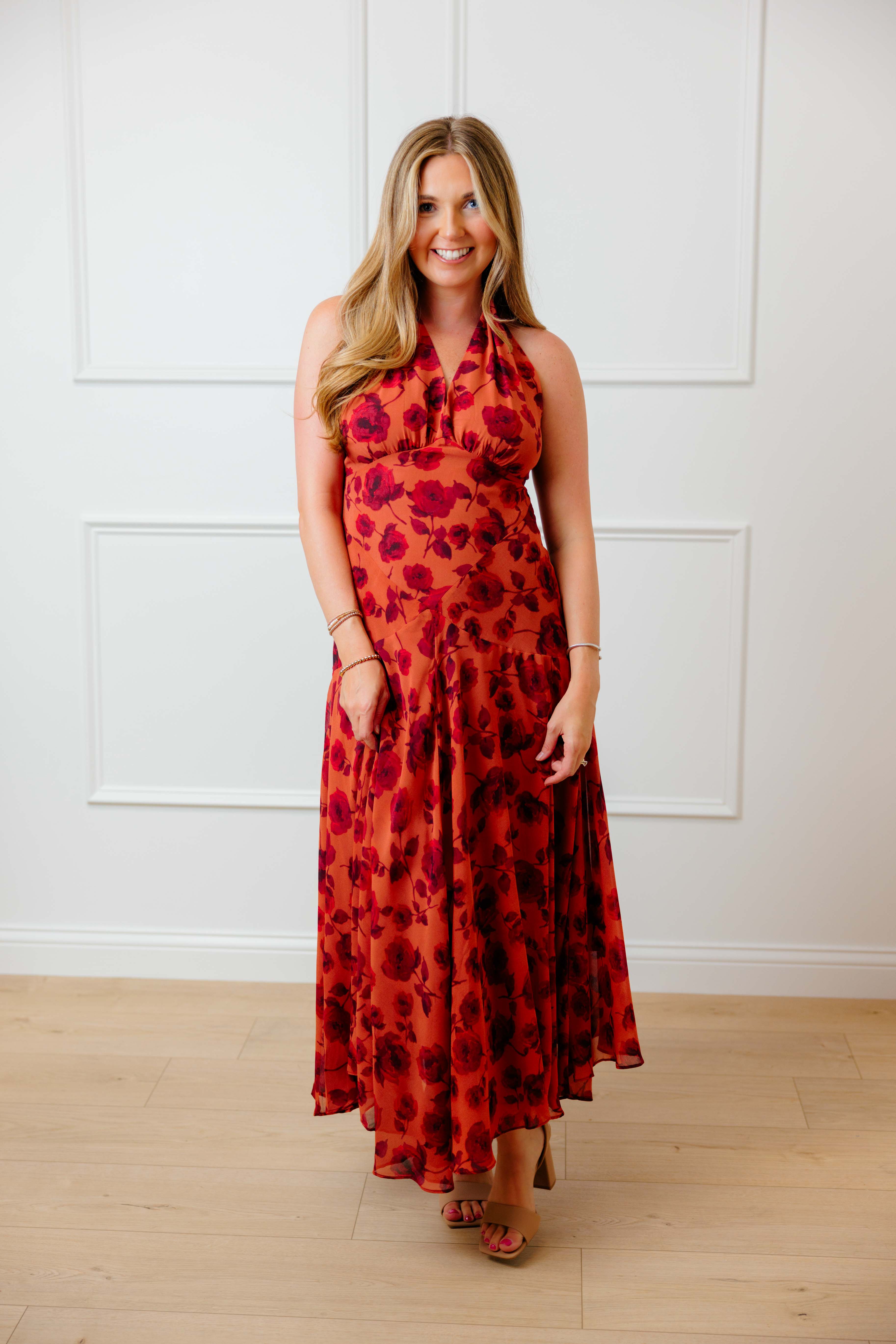 Red Rouge Maxi Dress