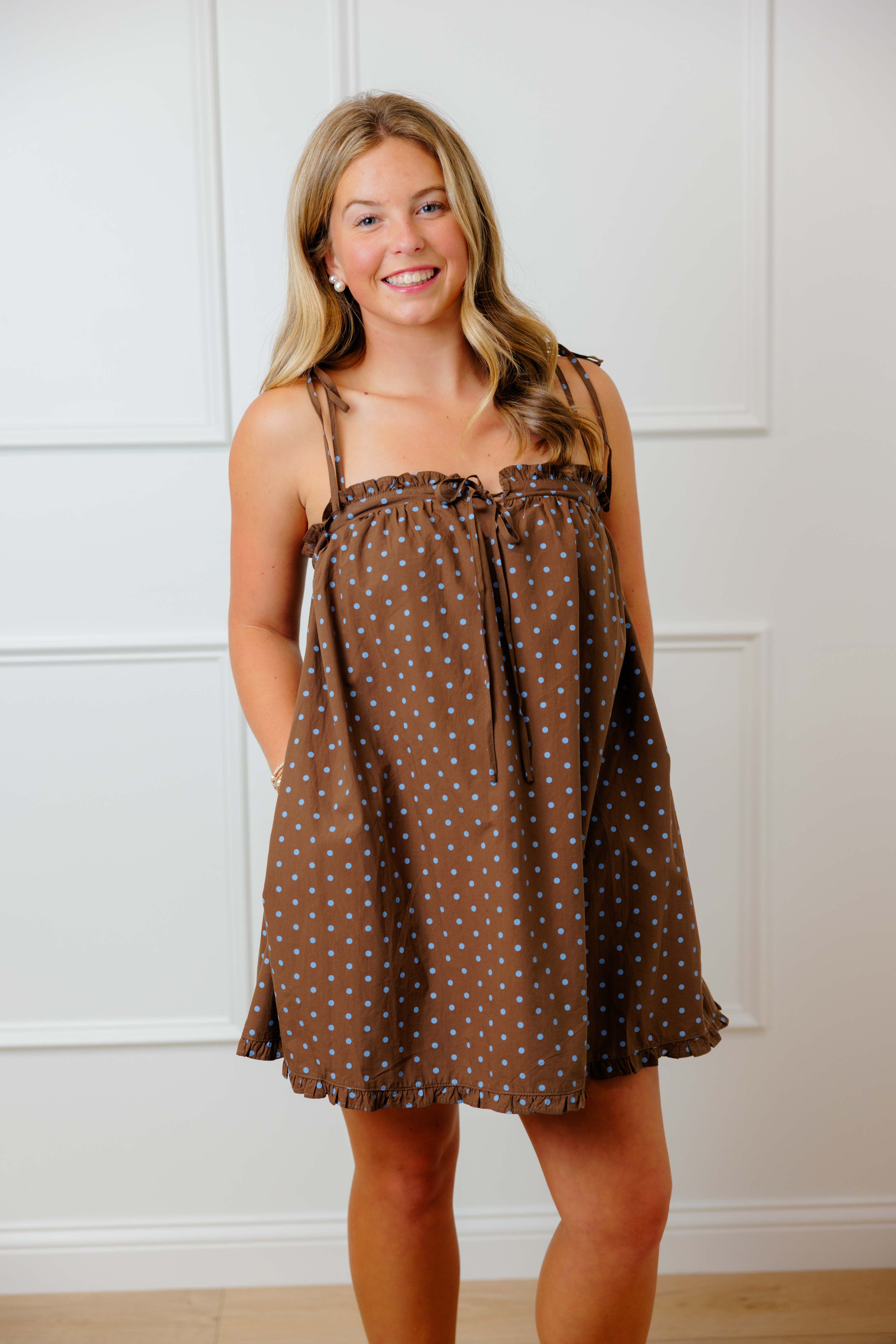 Polly Polka Dot Mini Dress