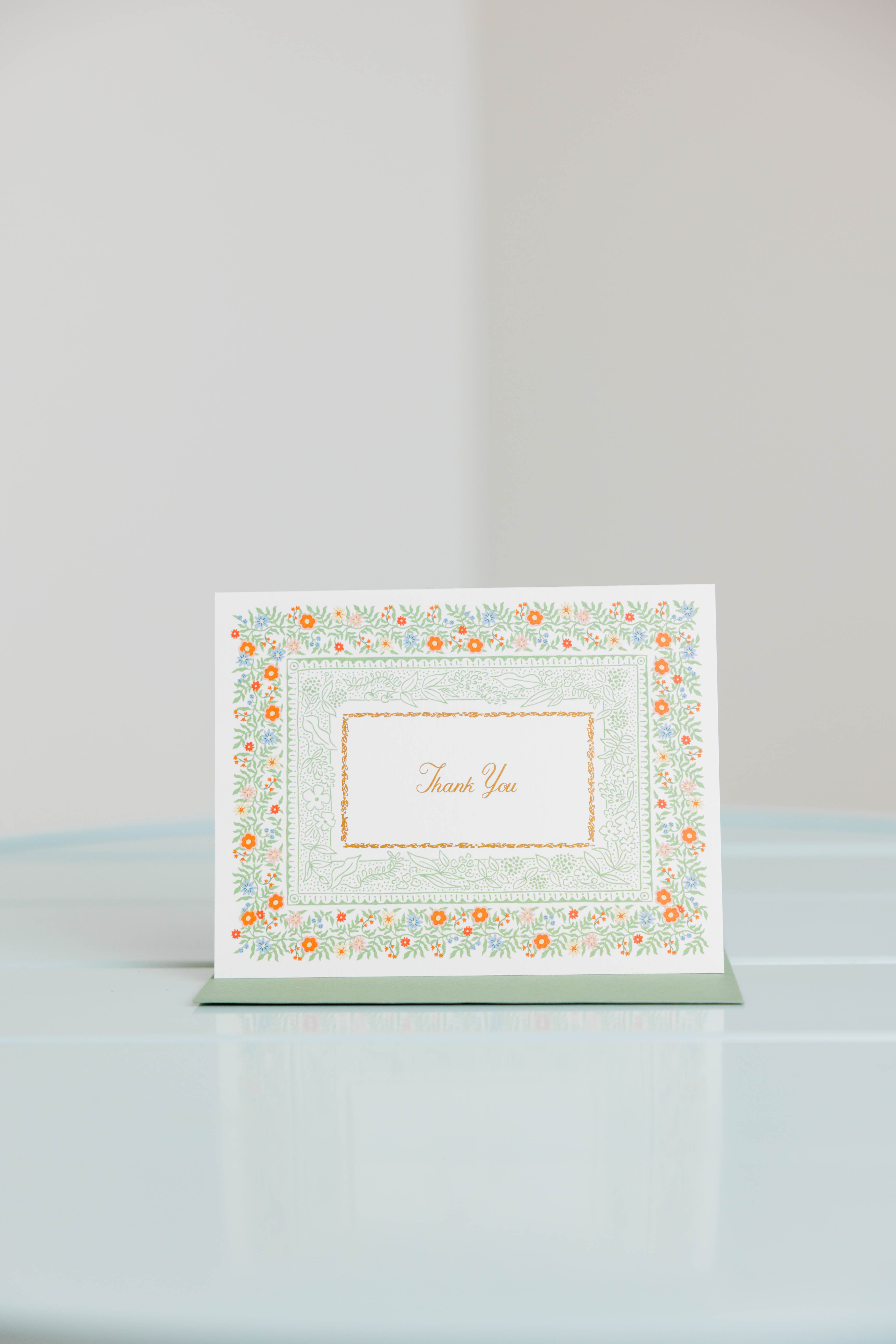 Rosette Thank You Card