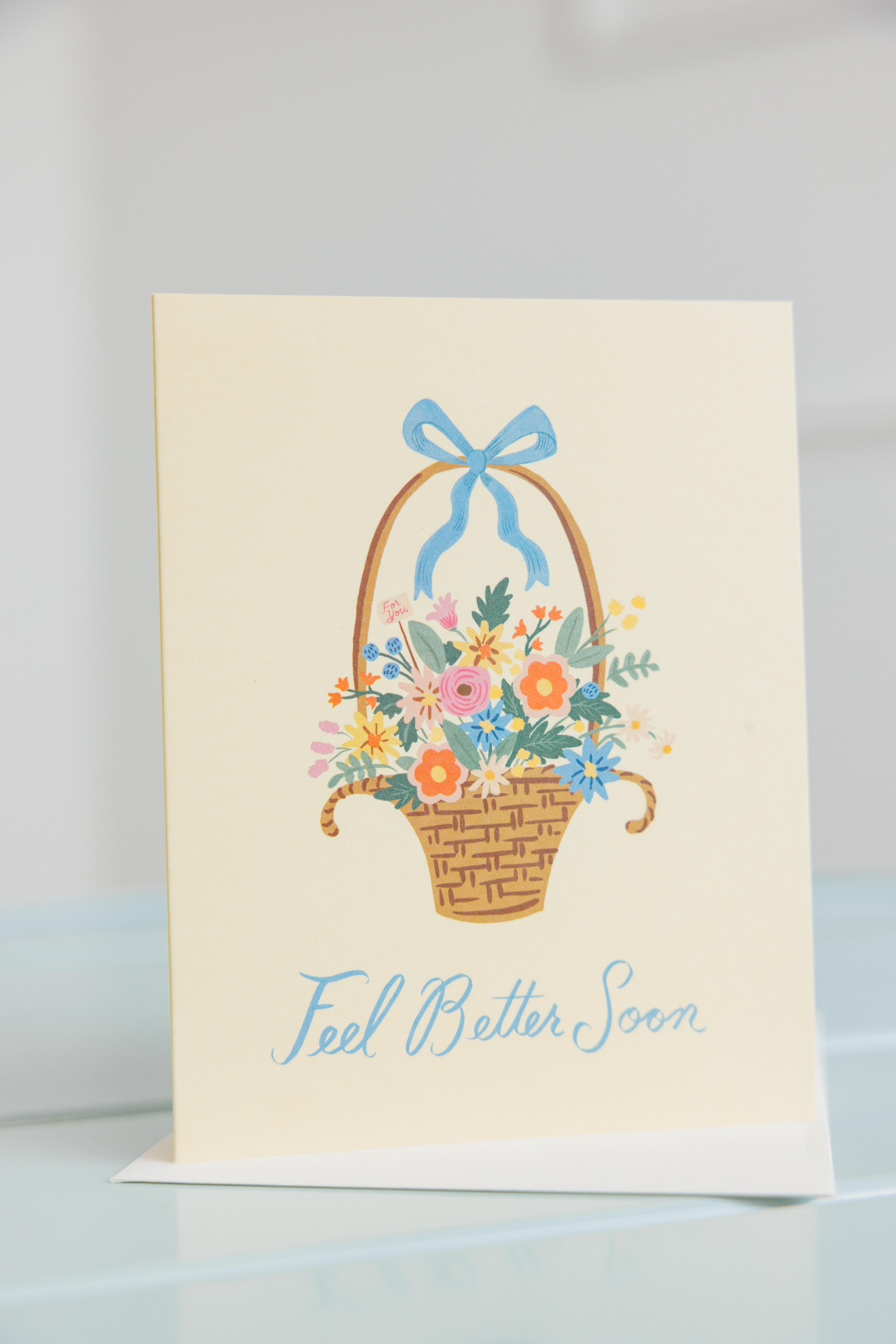Feel Better Basket Card
