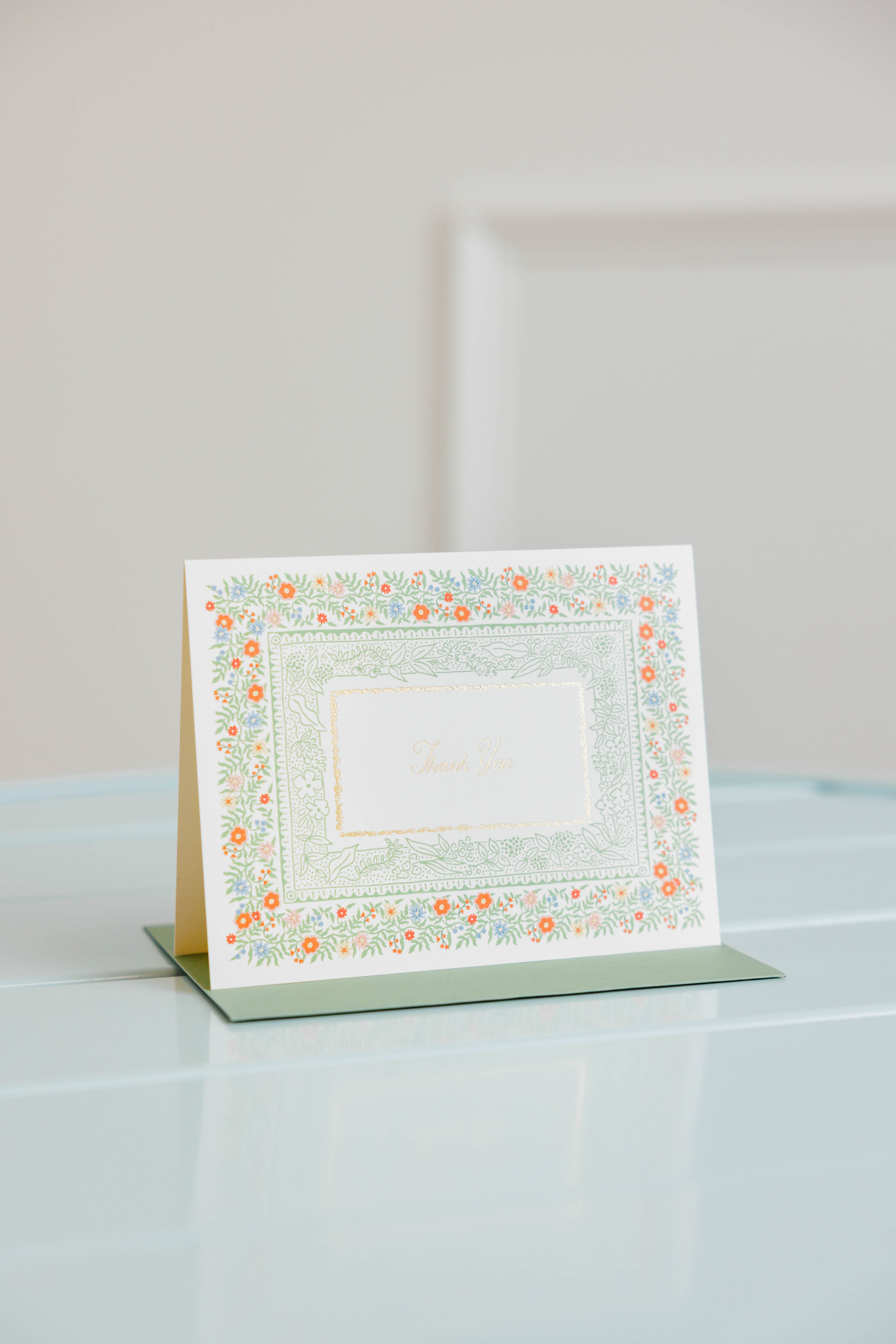 Rosette Thank You Card