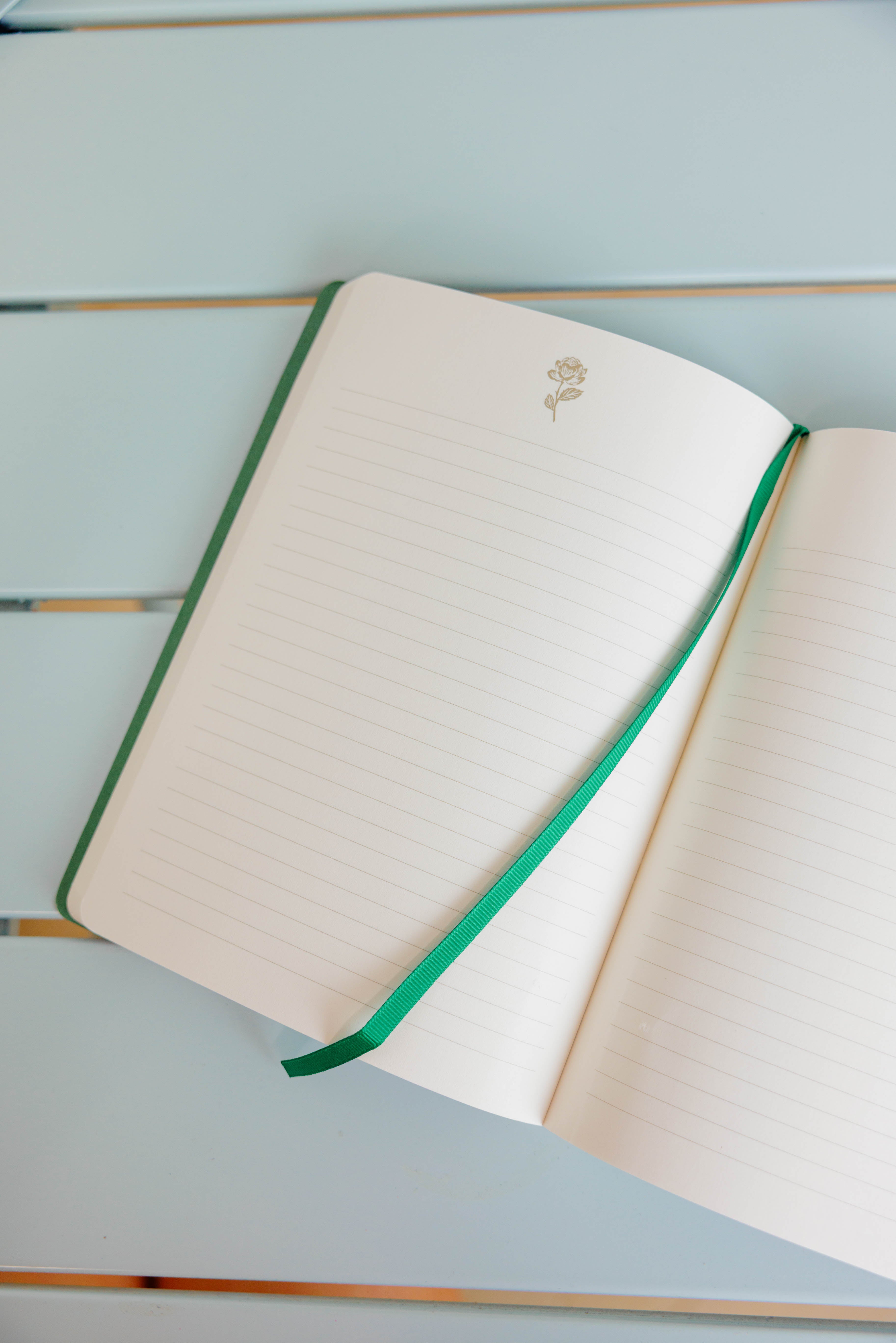 Pinking Stripe Softcover Journal