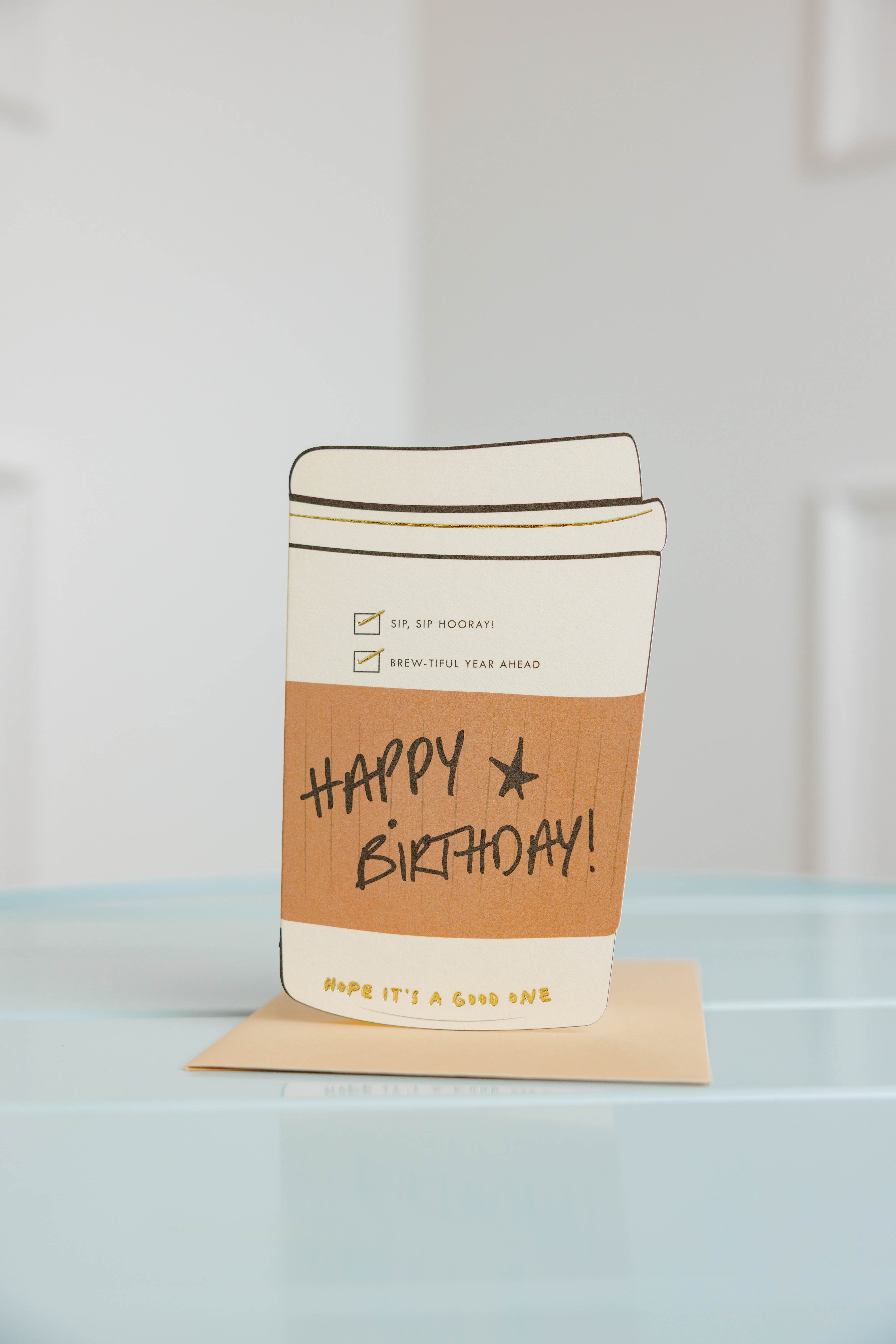 Birthday Coffee Cup Card