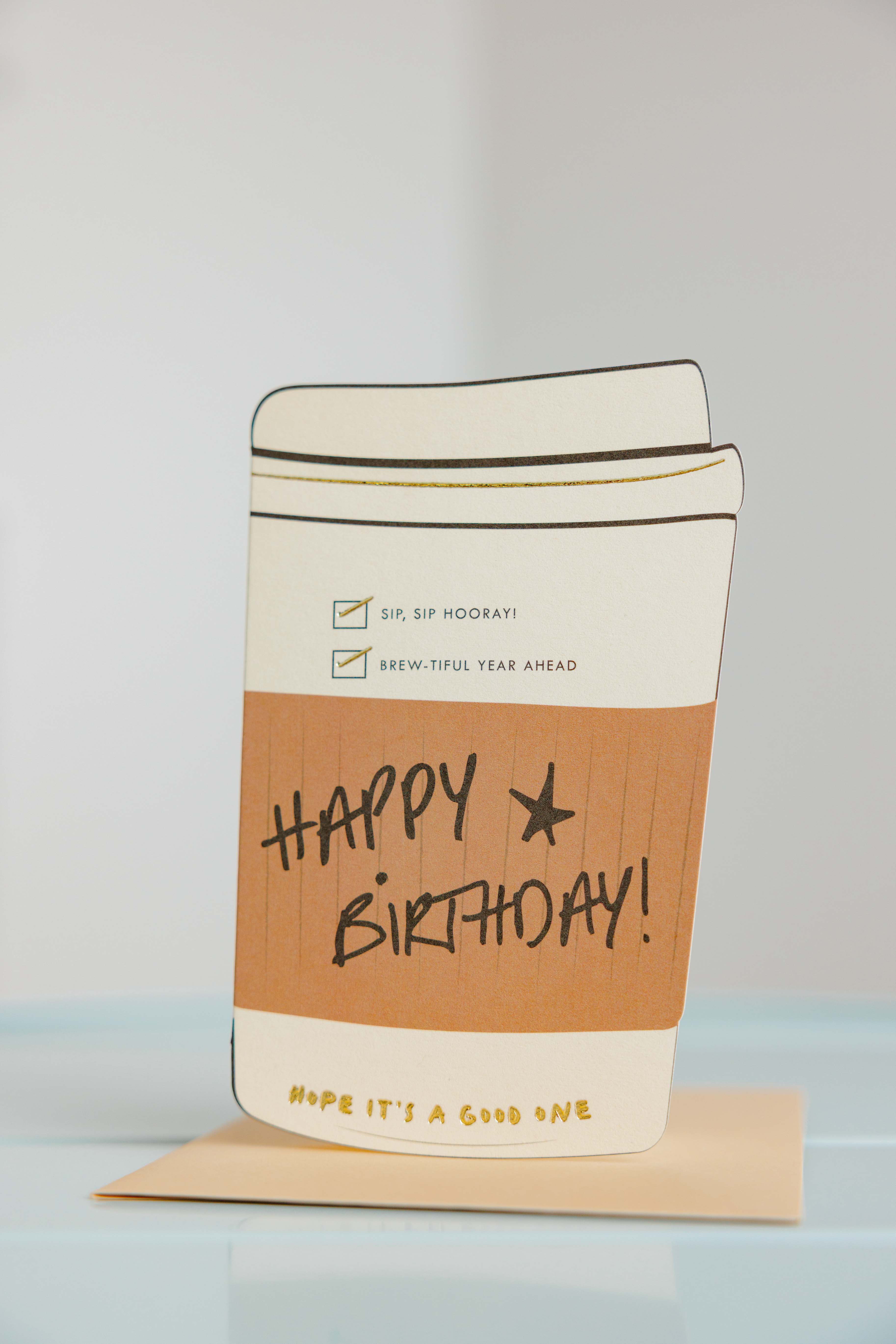 Birthday Coffee Cup Card