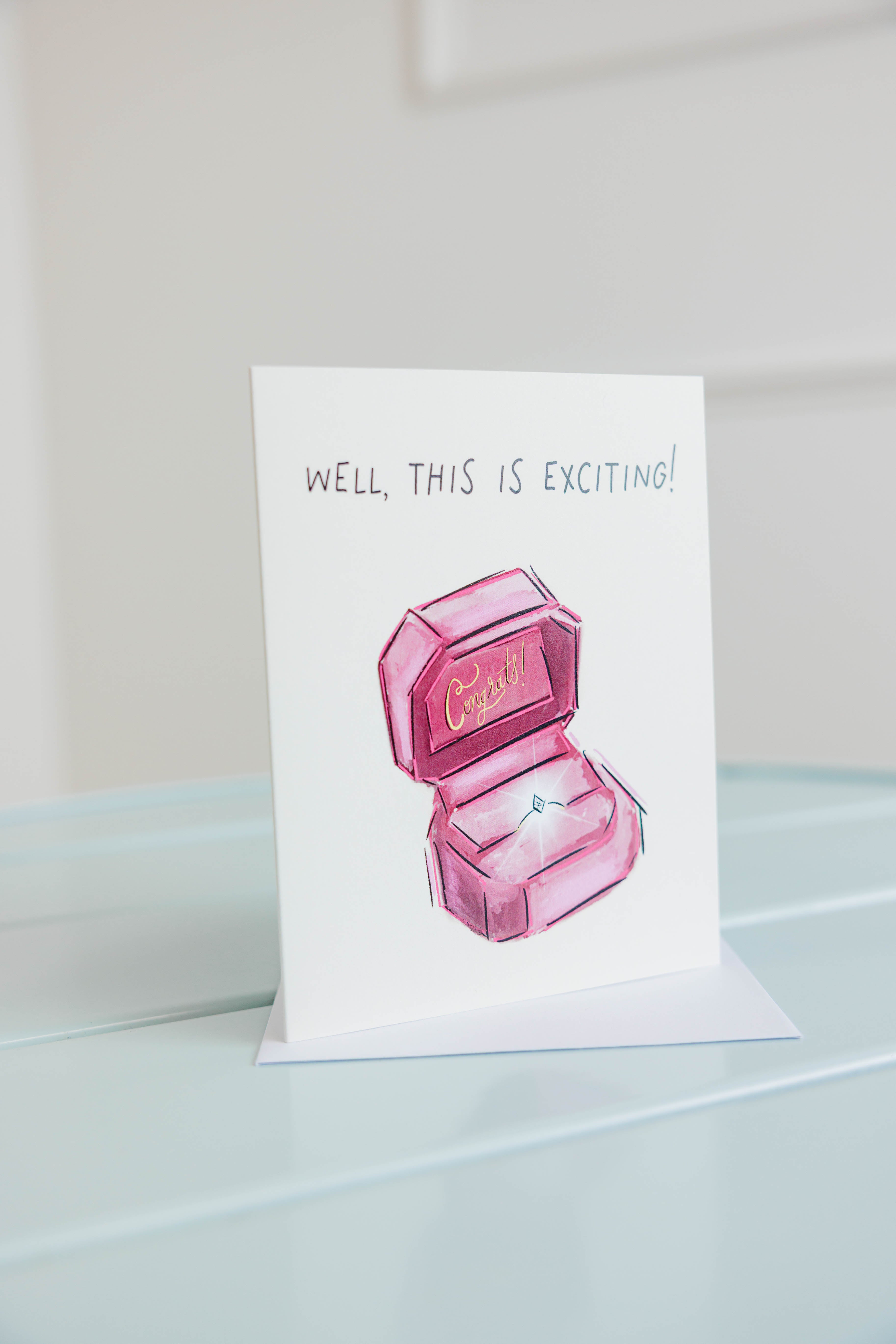 This Is Exciting Engagement Card