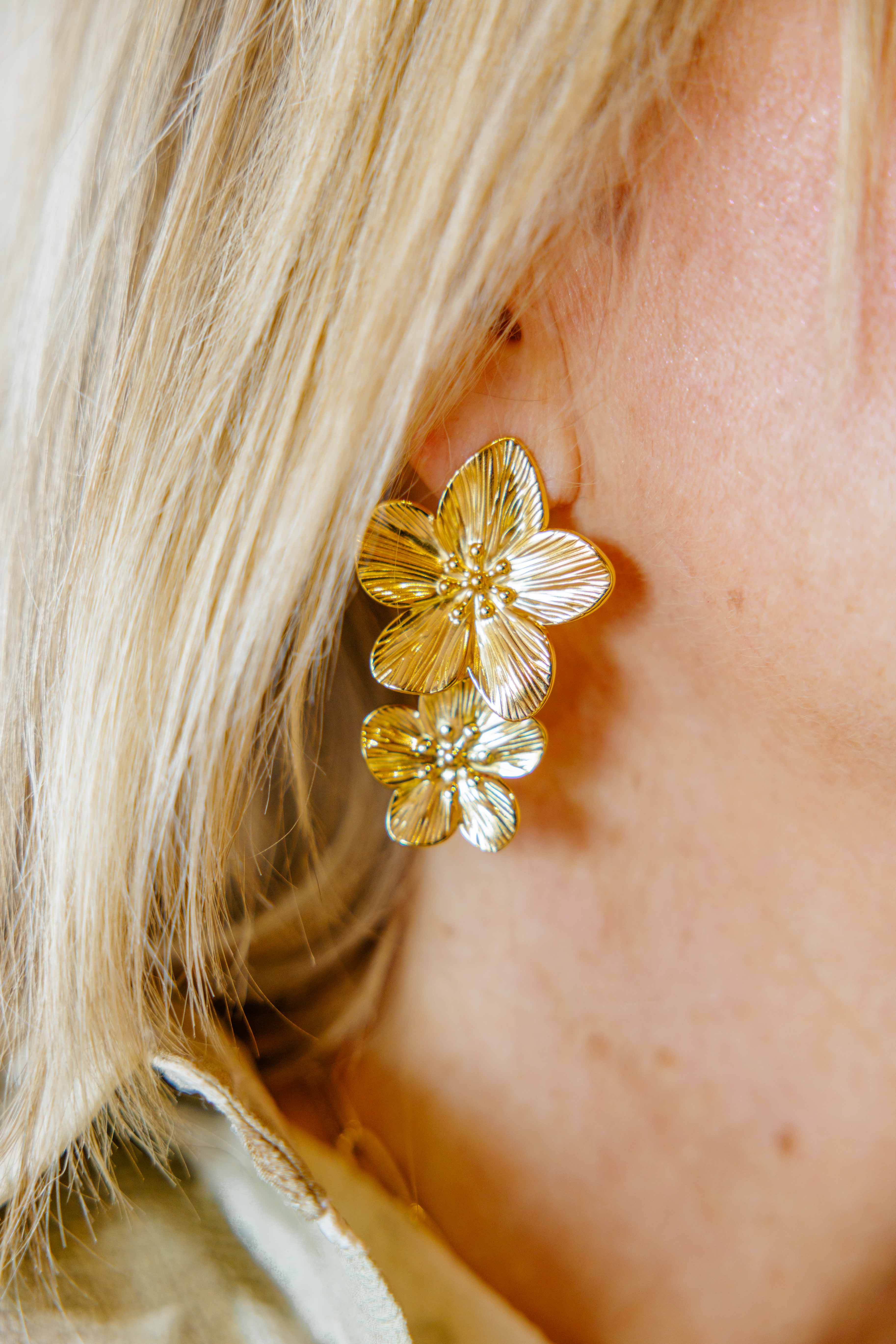 Ivy Flower Earrings