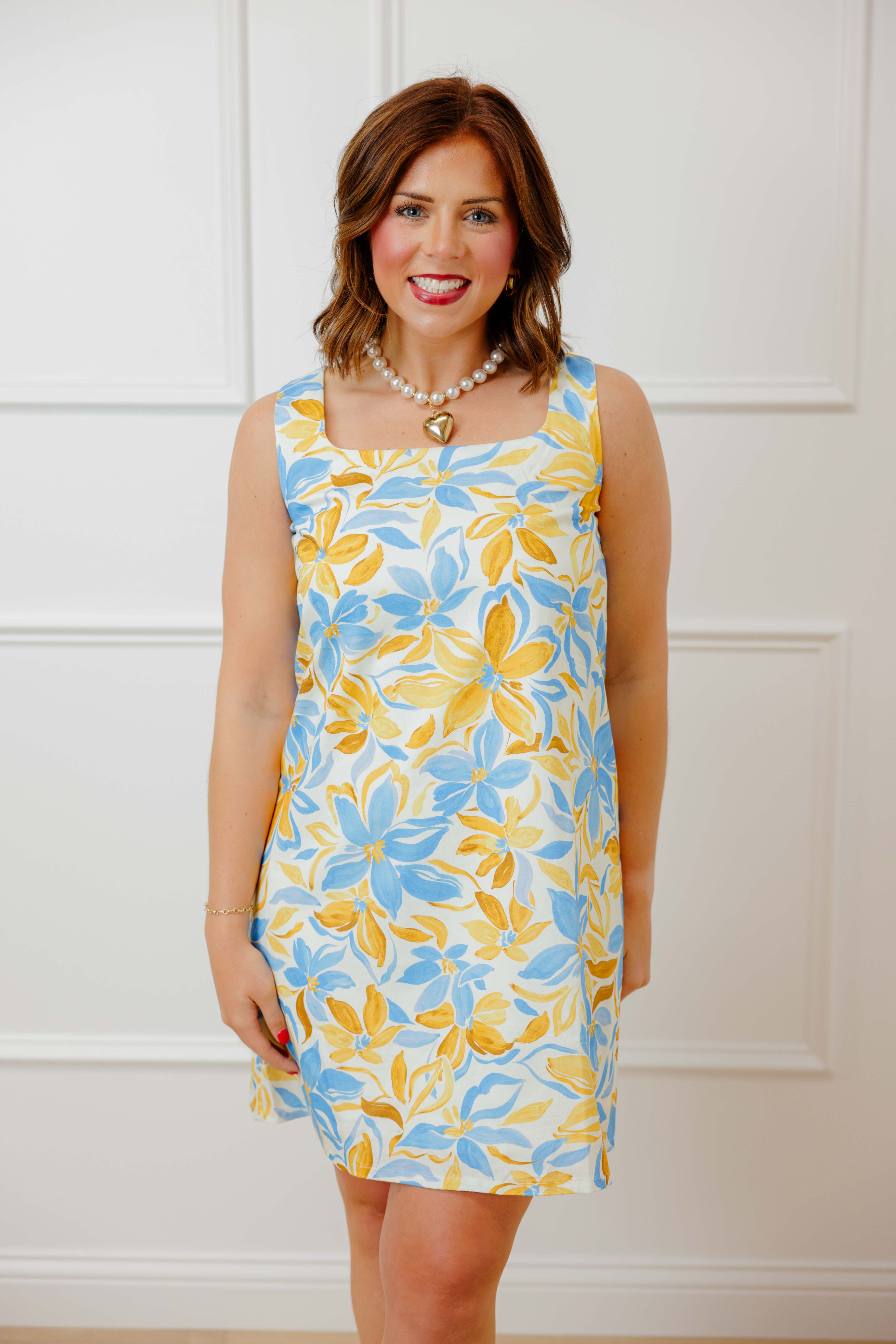 Floral Printed Mini Dress