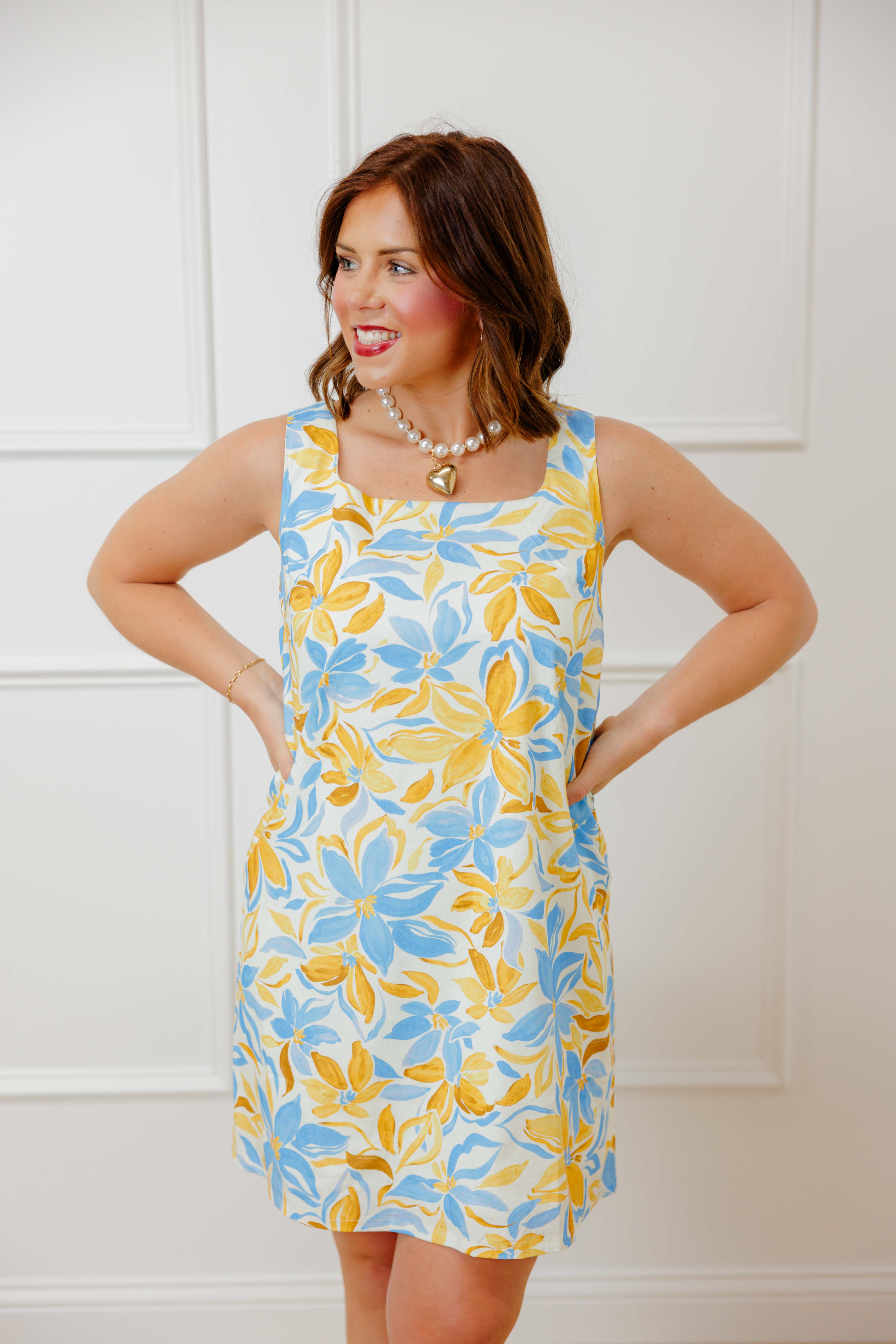 Floral Printed Mini Dress