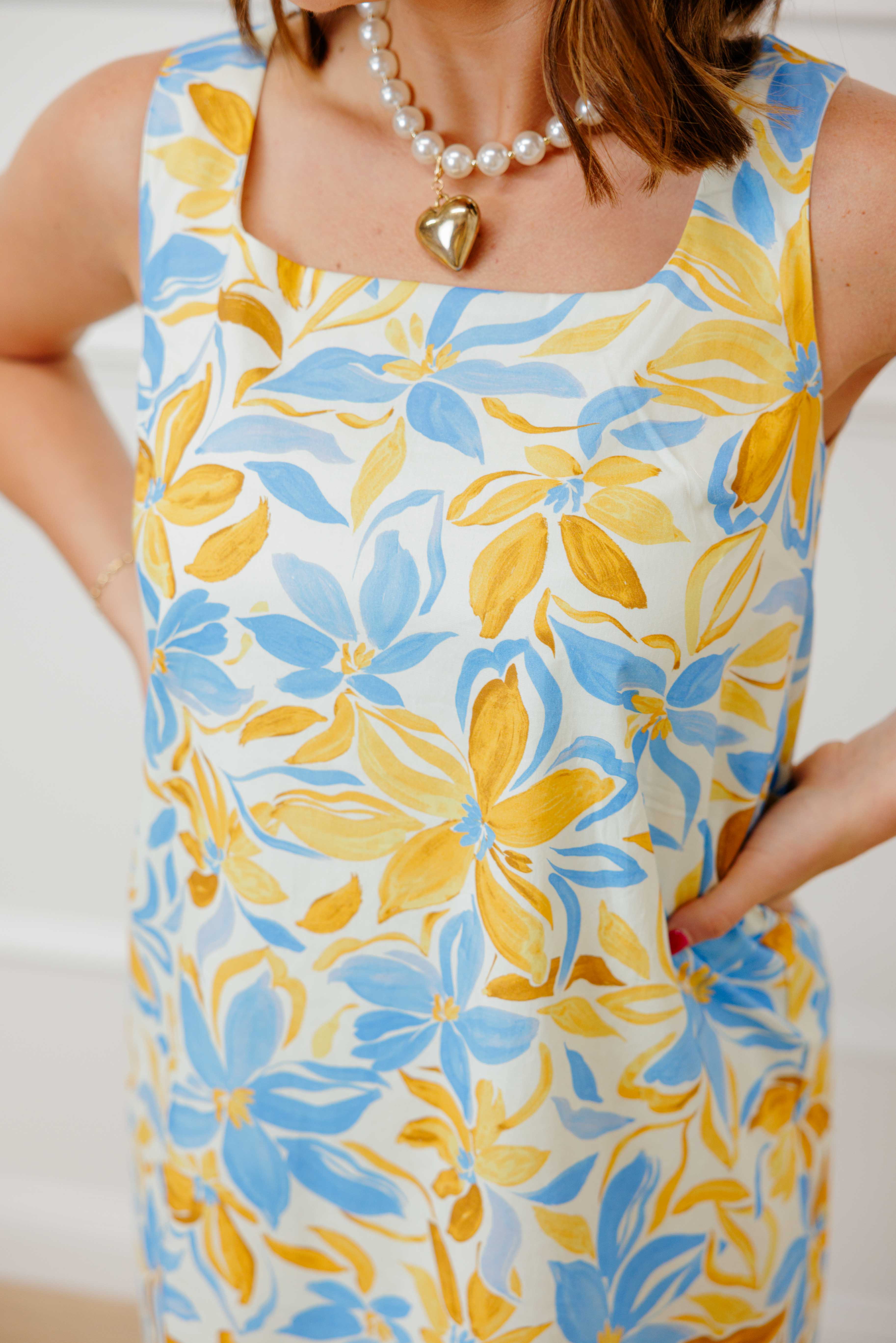 Floral Printed Mini Dress