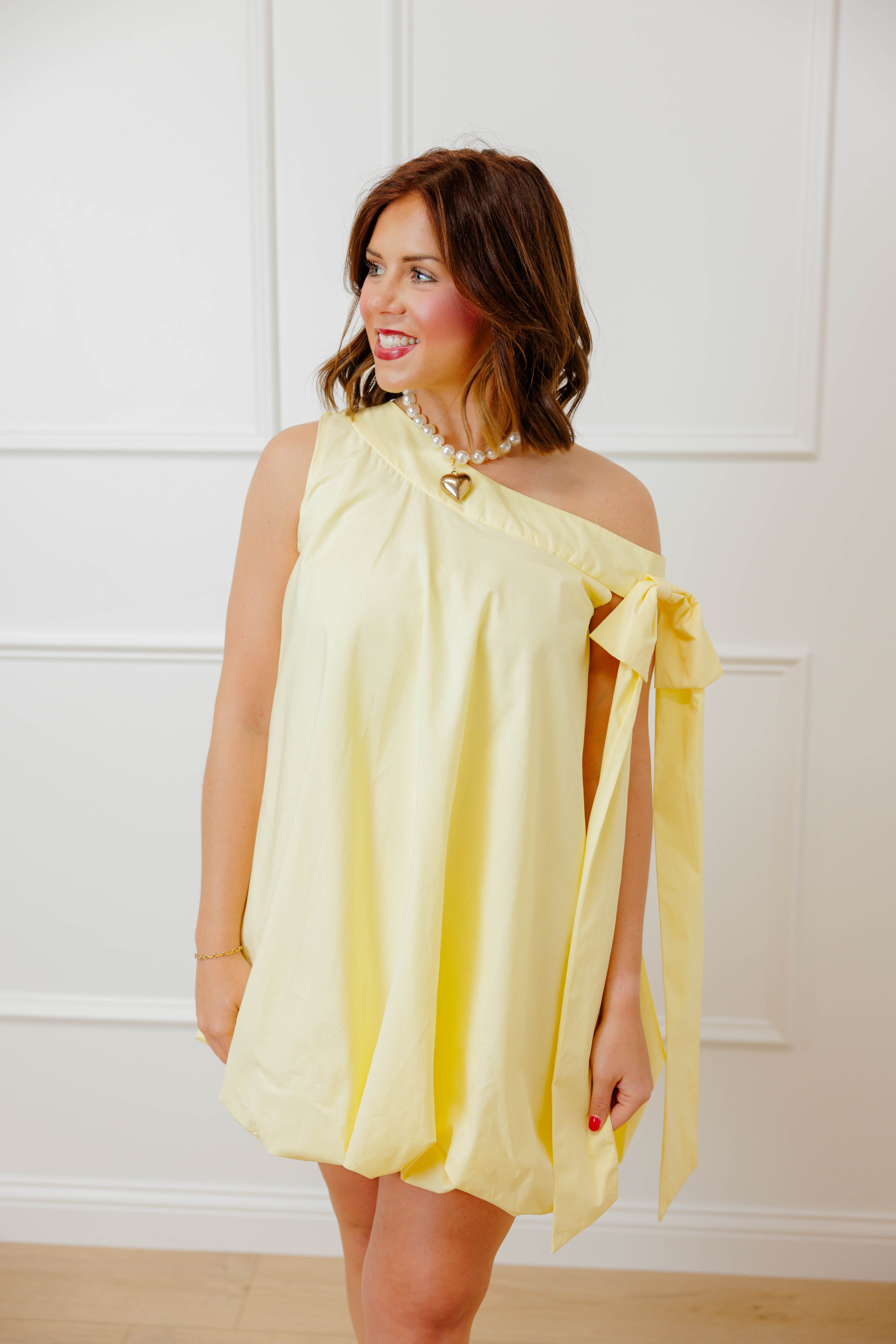 Sunshine Bow Bubble Dress