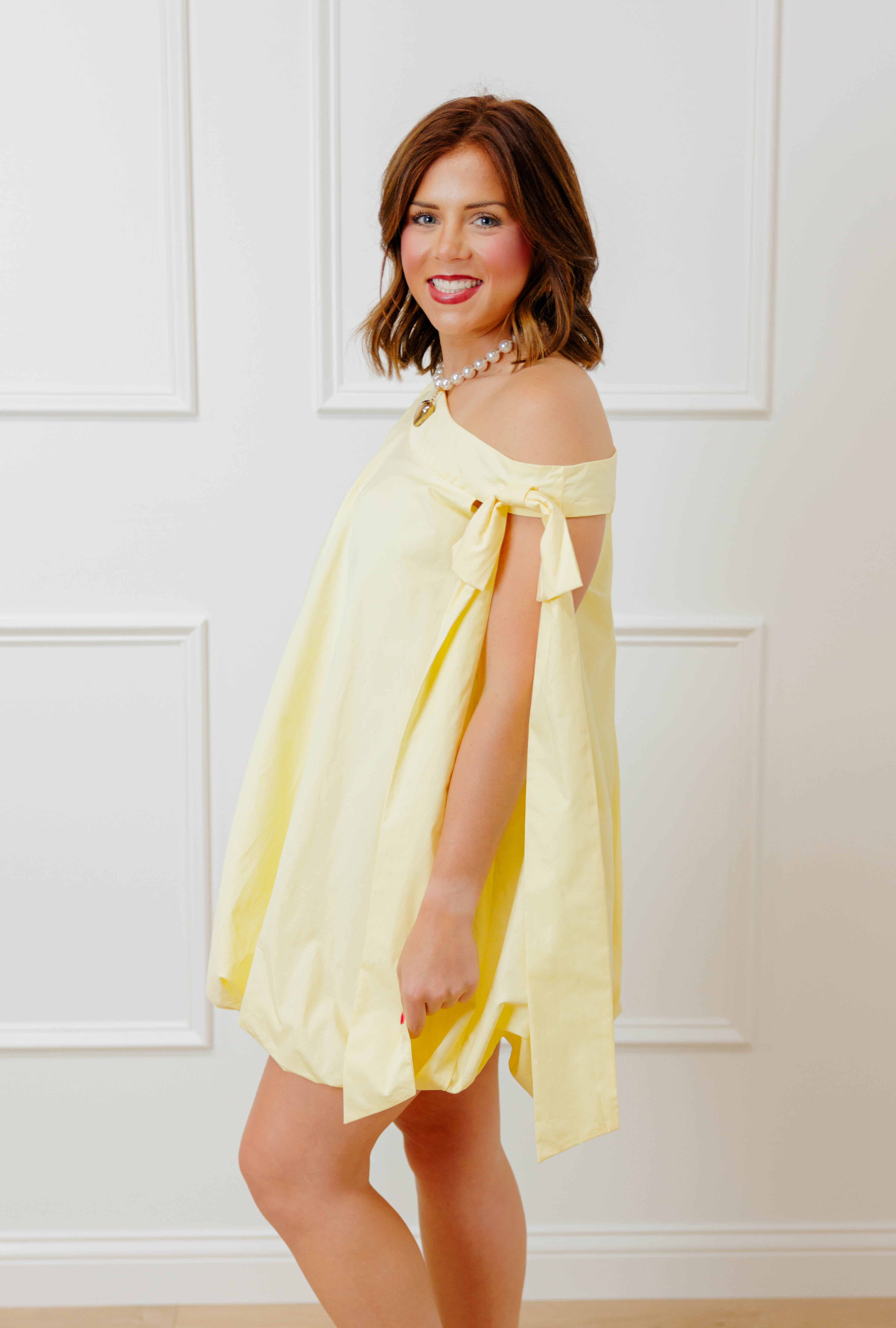 Sunshine Bow Bubble Dress