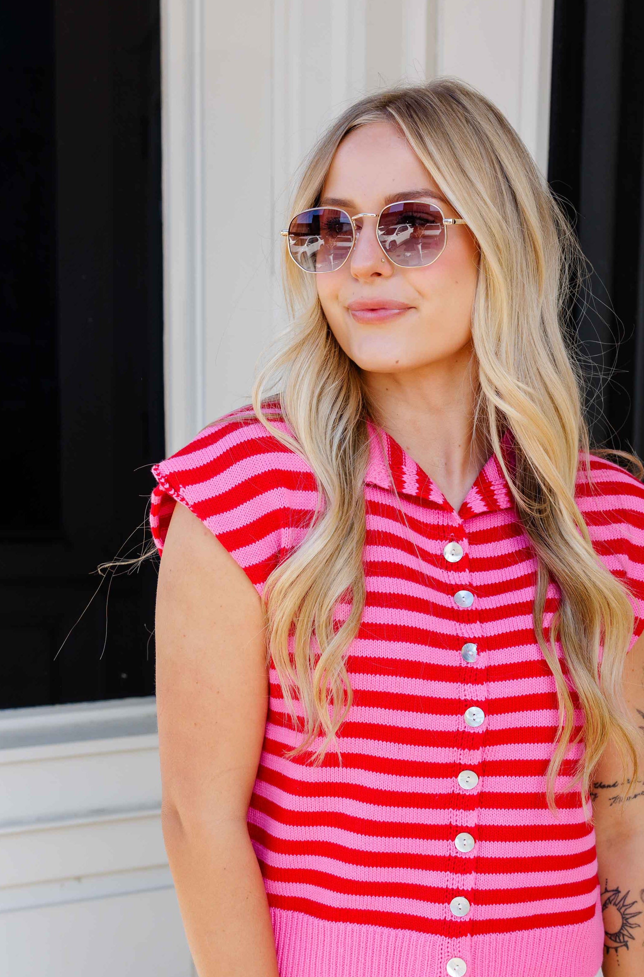 Cali Round Square Sunglasses