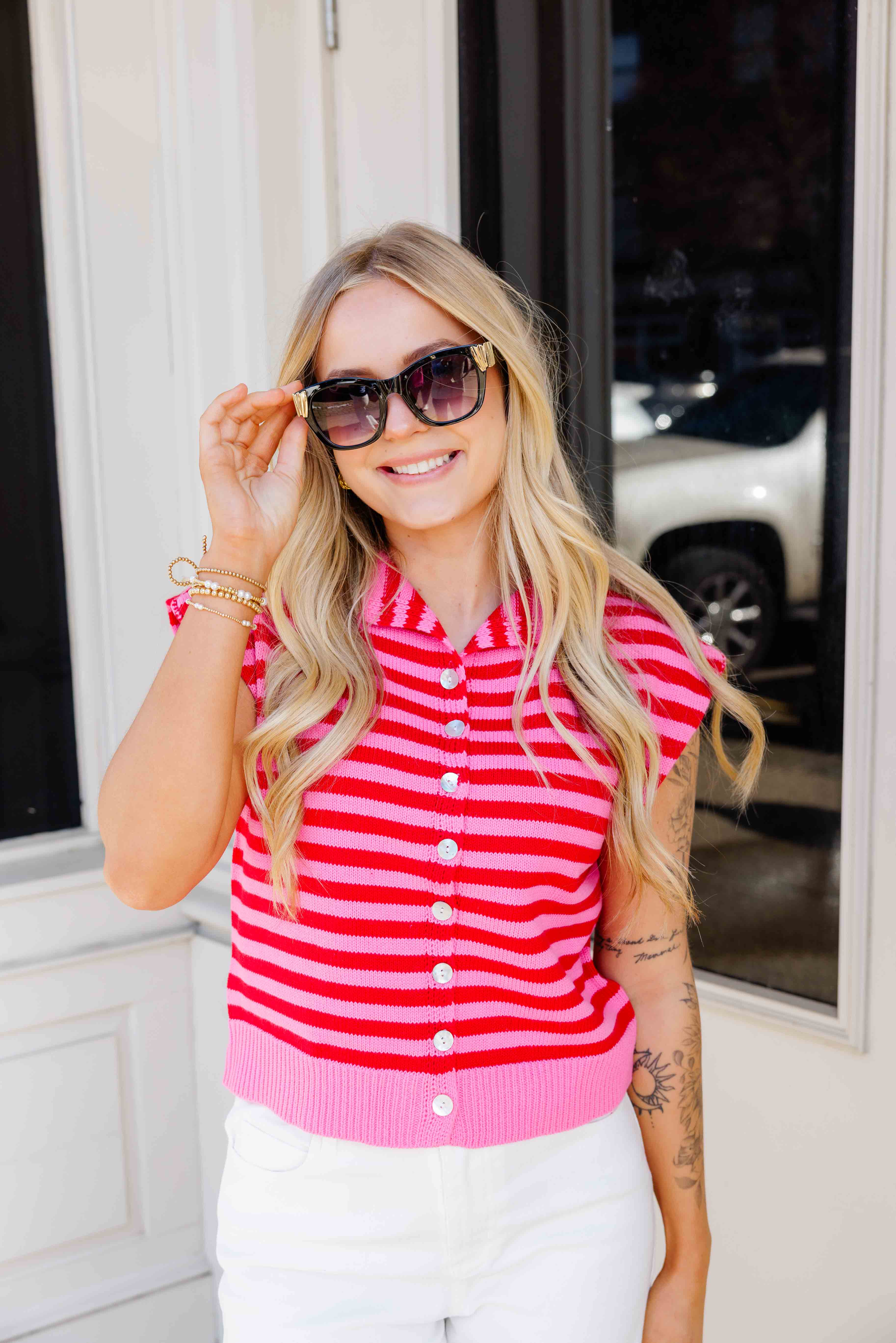 Seychelles Round Cat-Eye Sunglasses