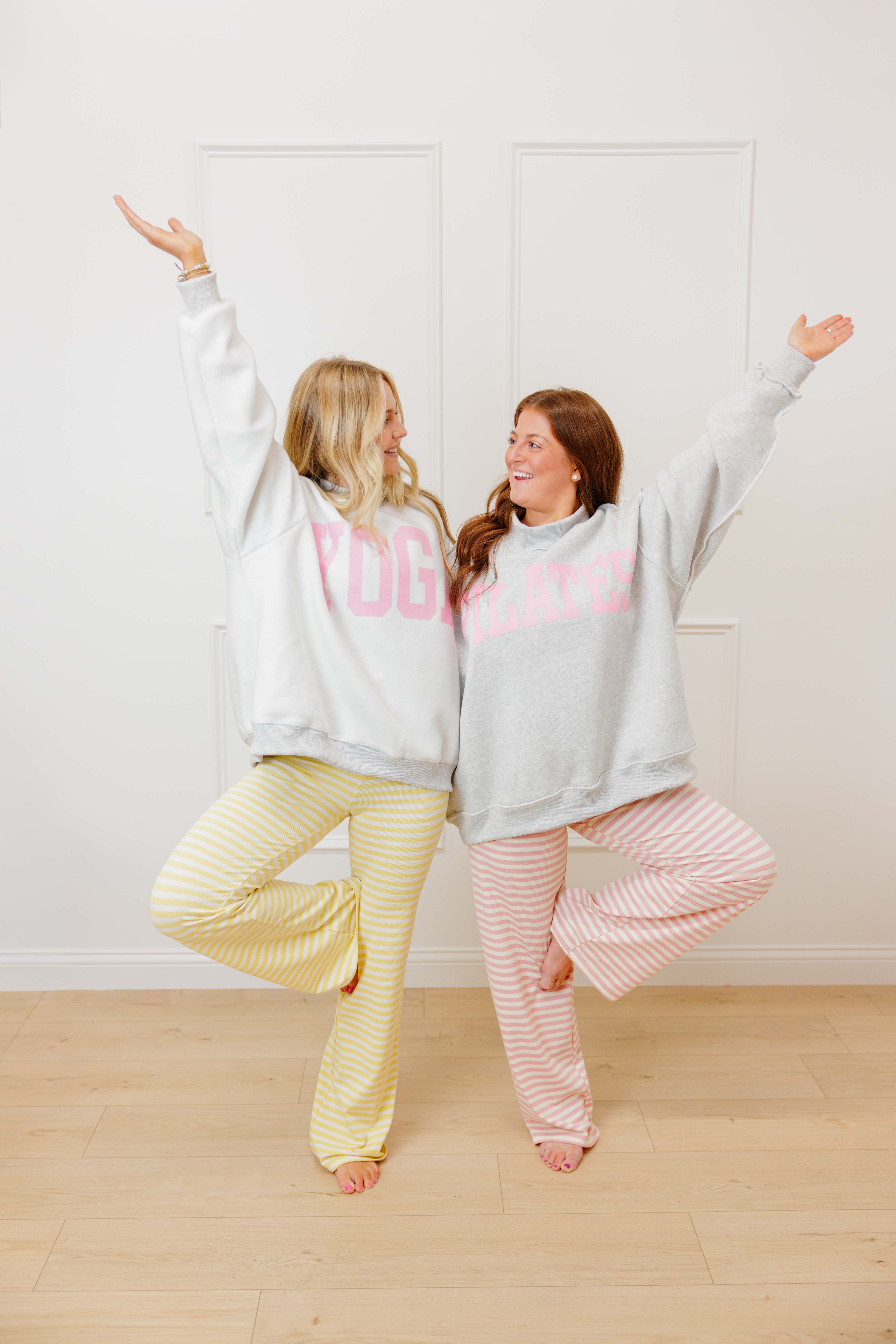Pink Pilates Reversible Mock Neck Sweatshirt