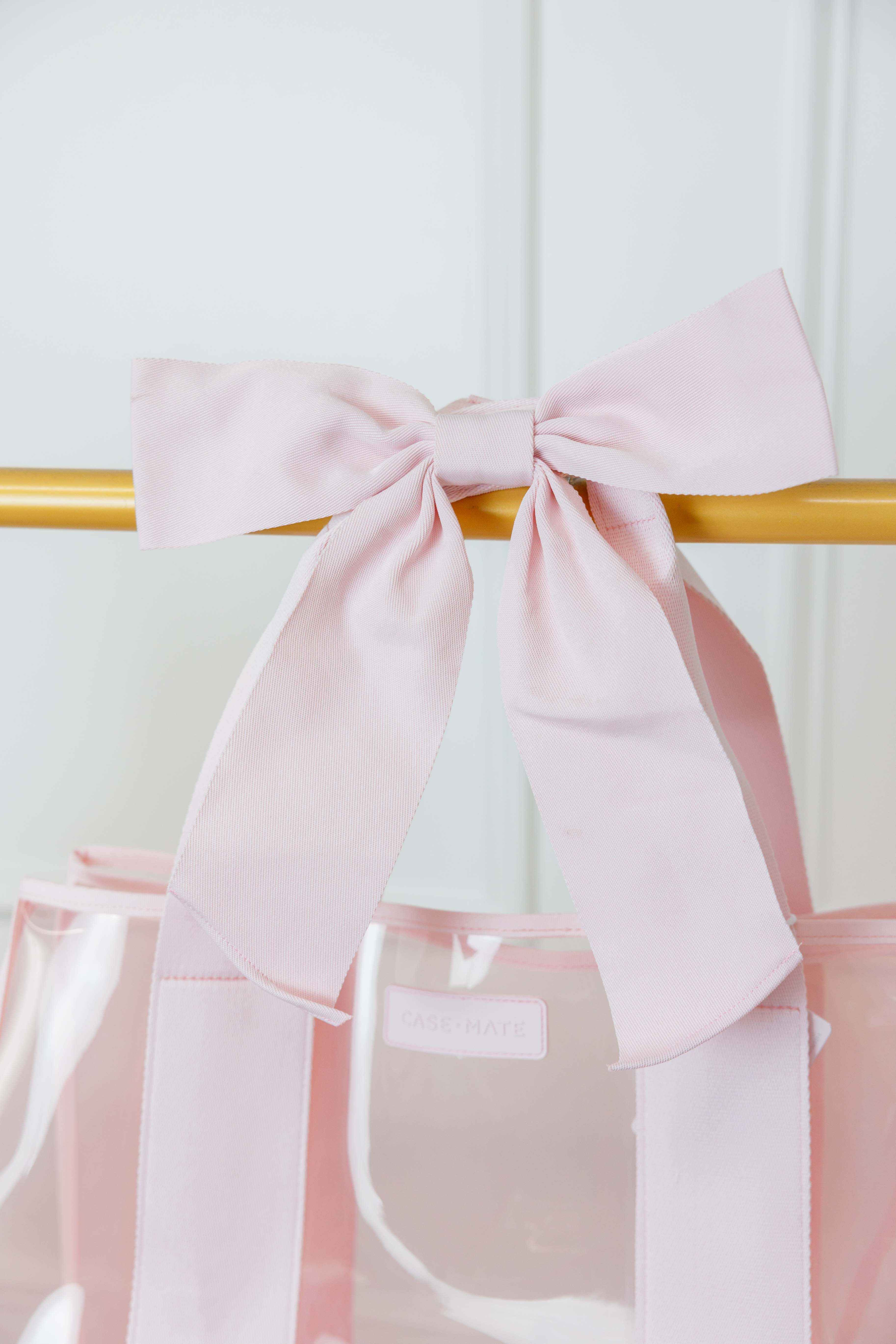 Ballet Pink Bow Jelly Tote Bag