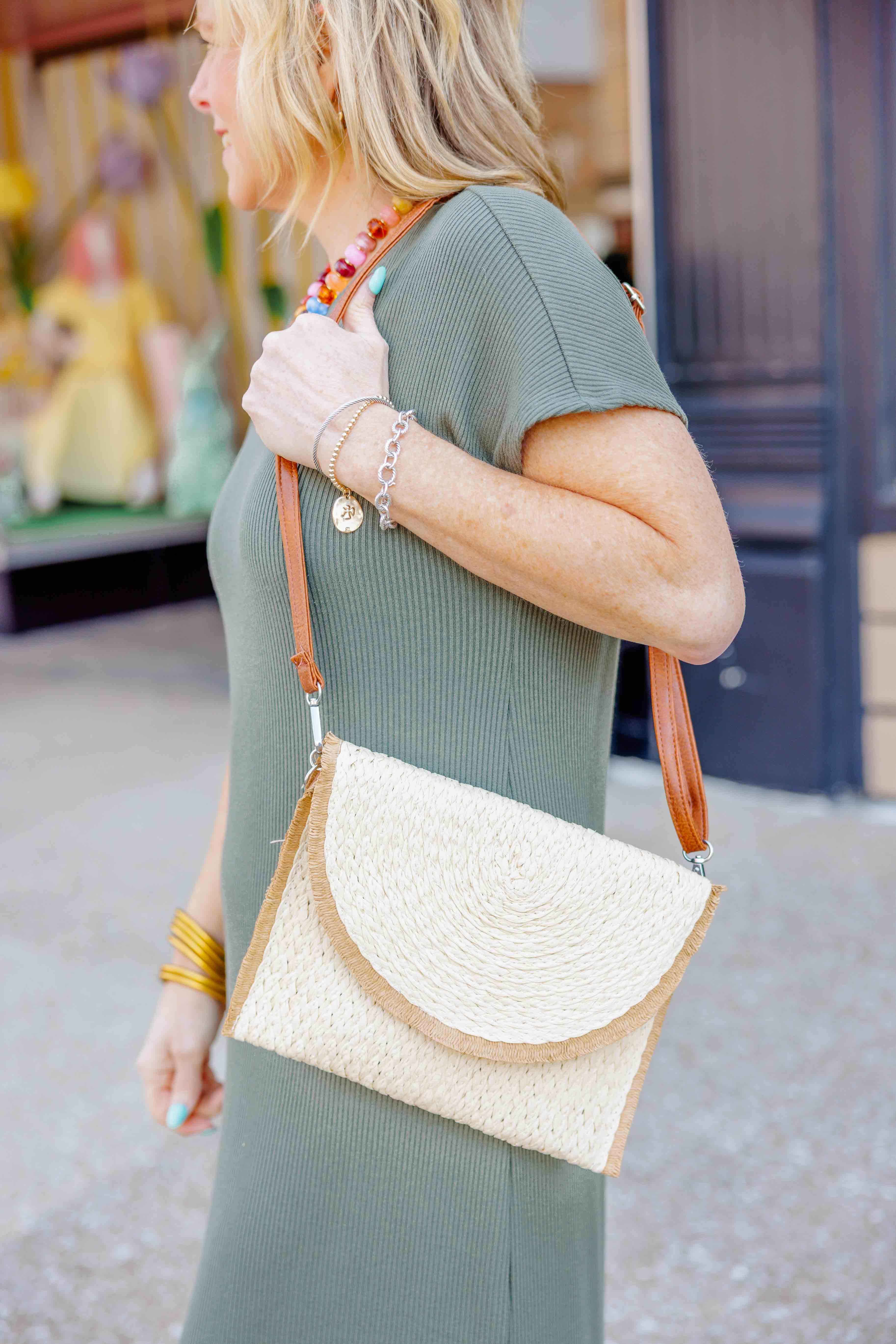 Coastal Weave Clutch Bag