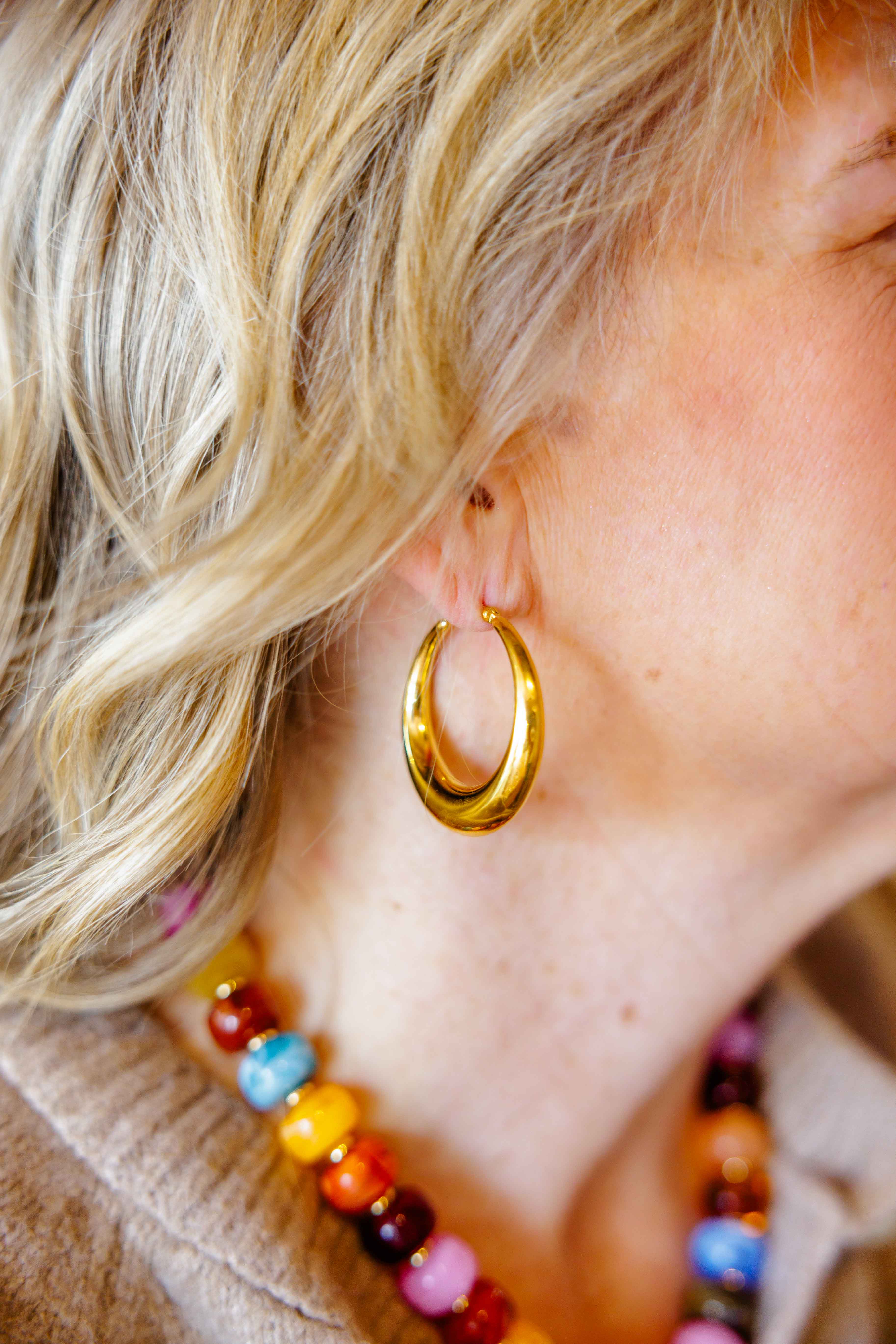 Galene Large Hoop Earring