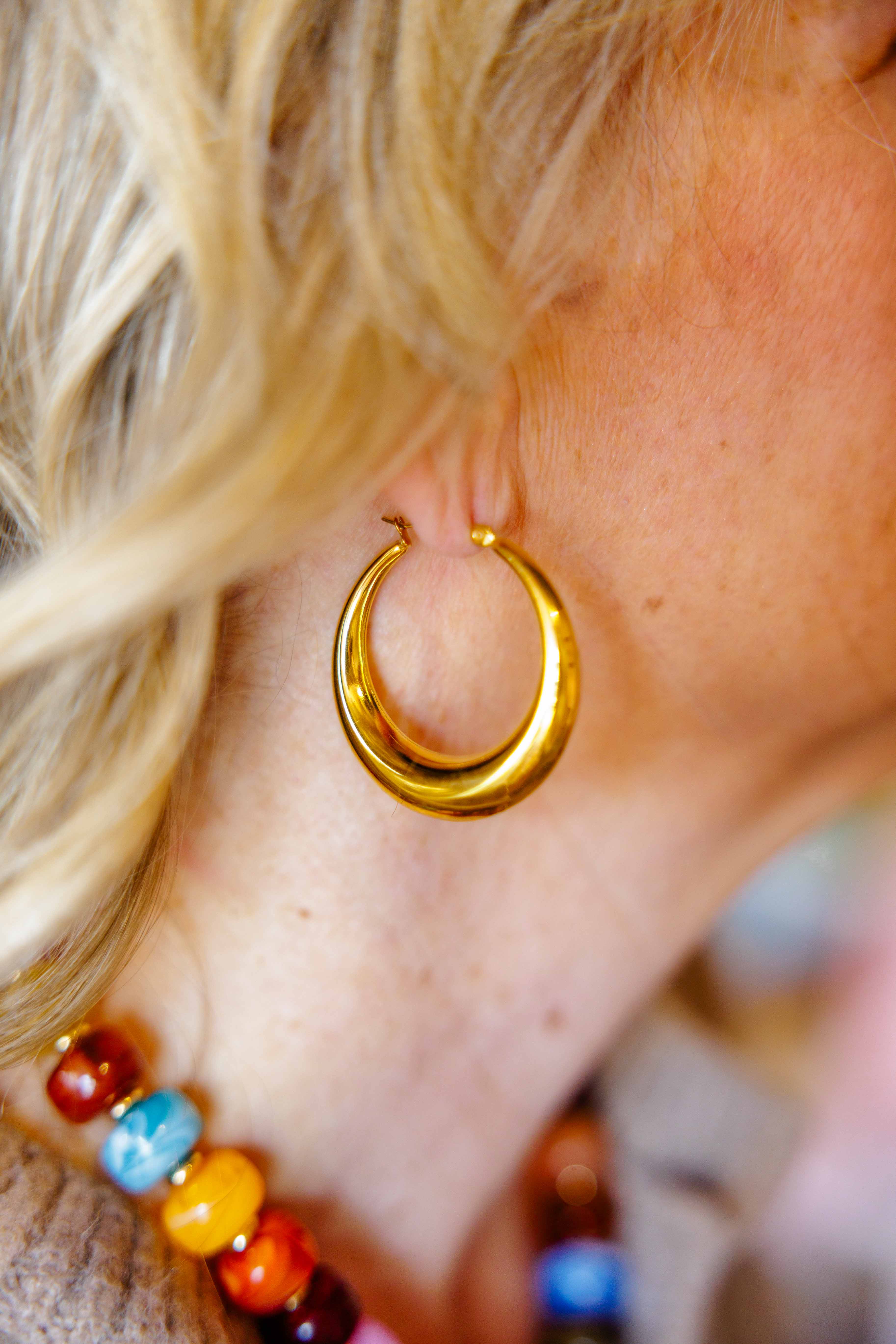 Galene Large Hoop Earring