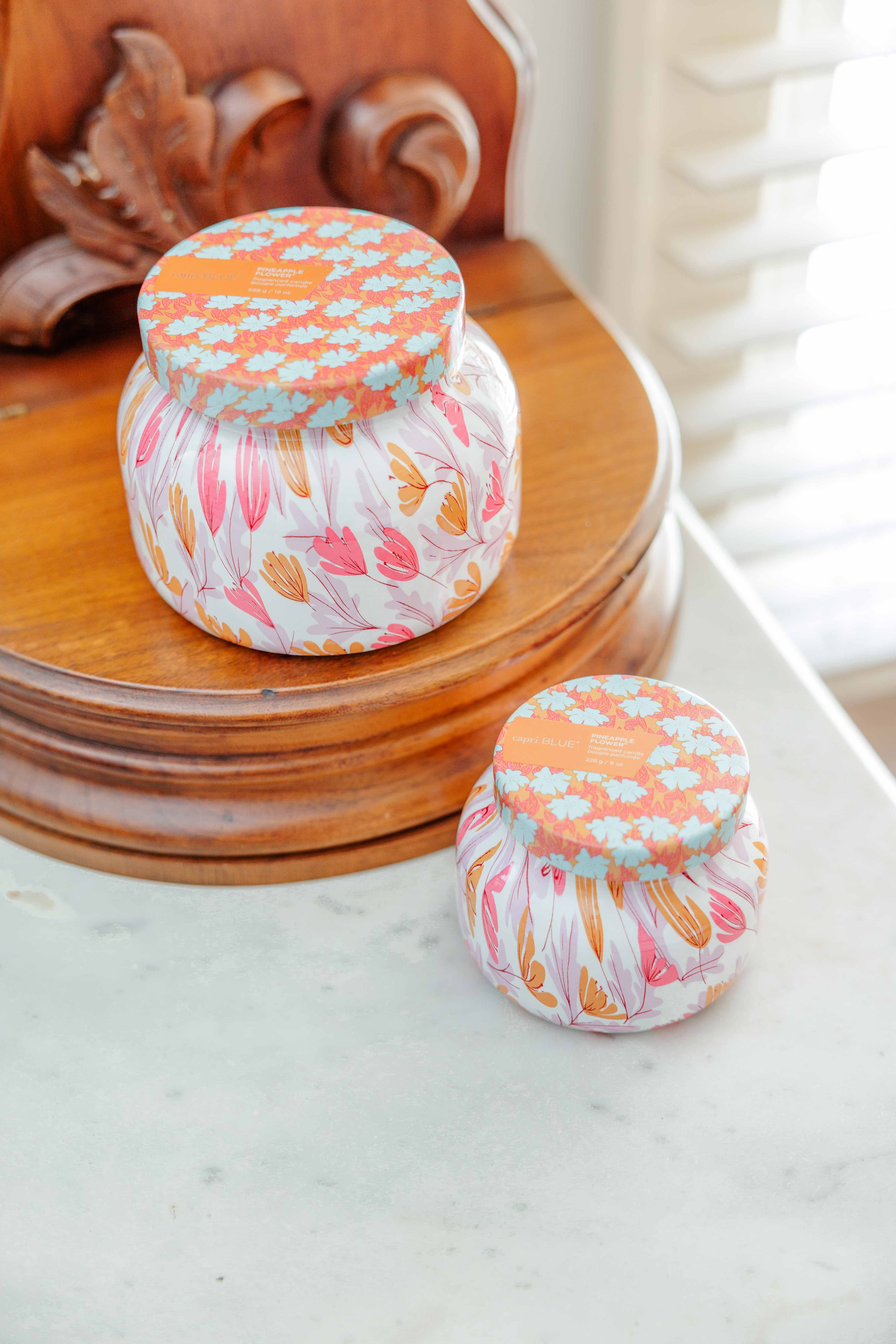Pineapple Flower Pattern Play Candle