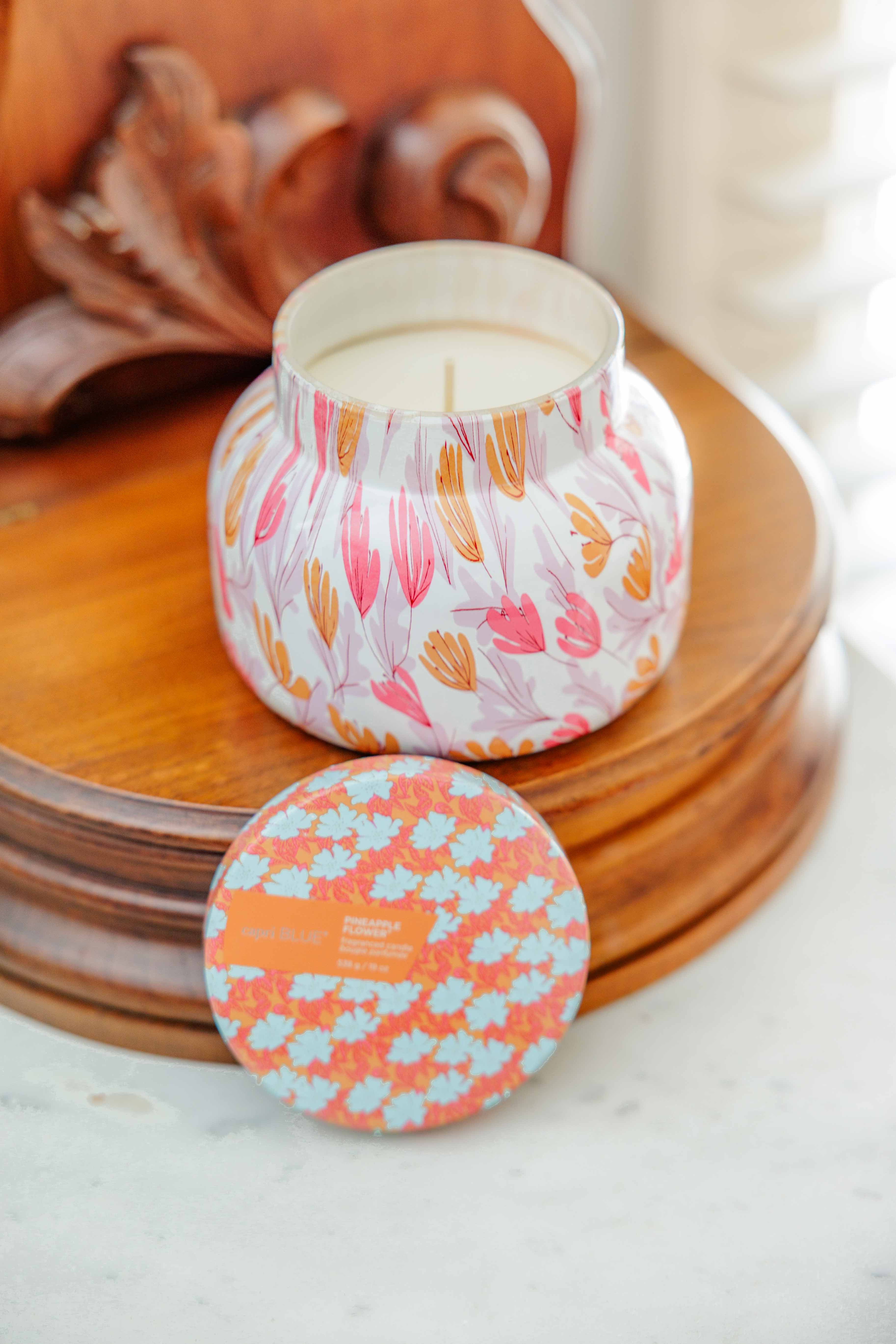 Pineapple Flower Pattern Play Candle