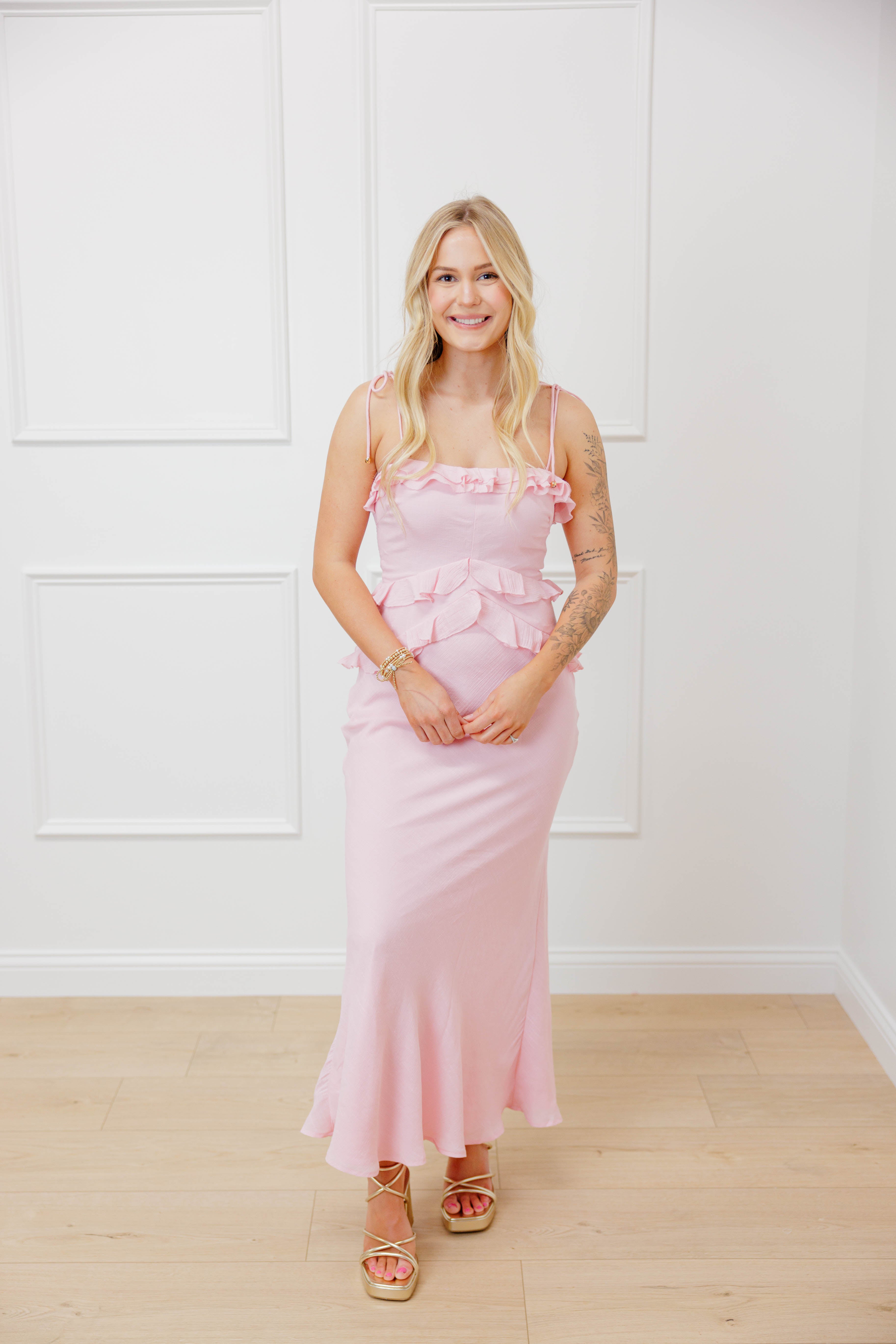 Pink Polly Maxi Dress