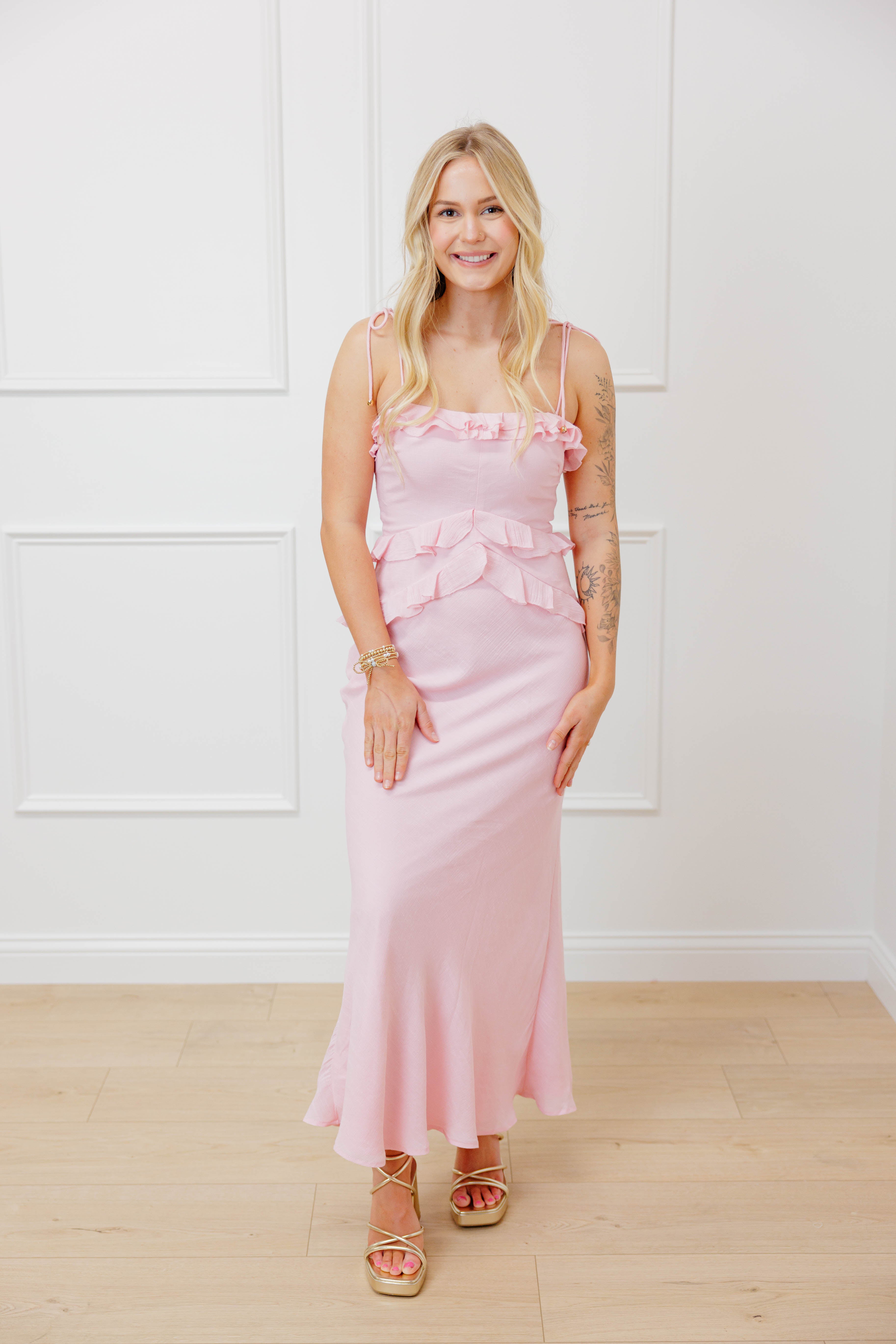 Pink Polly Maxi Dress