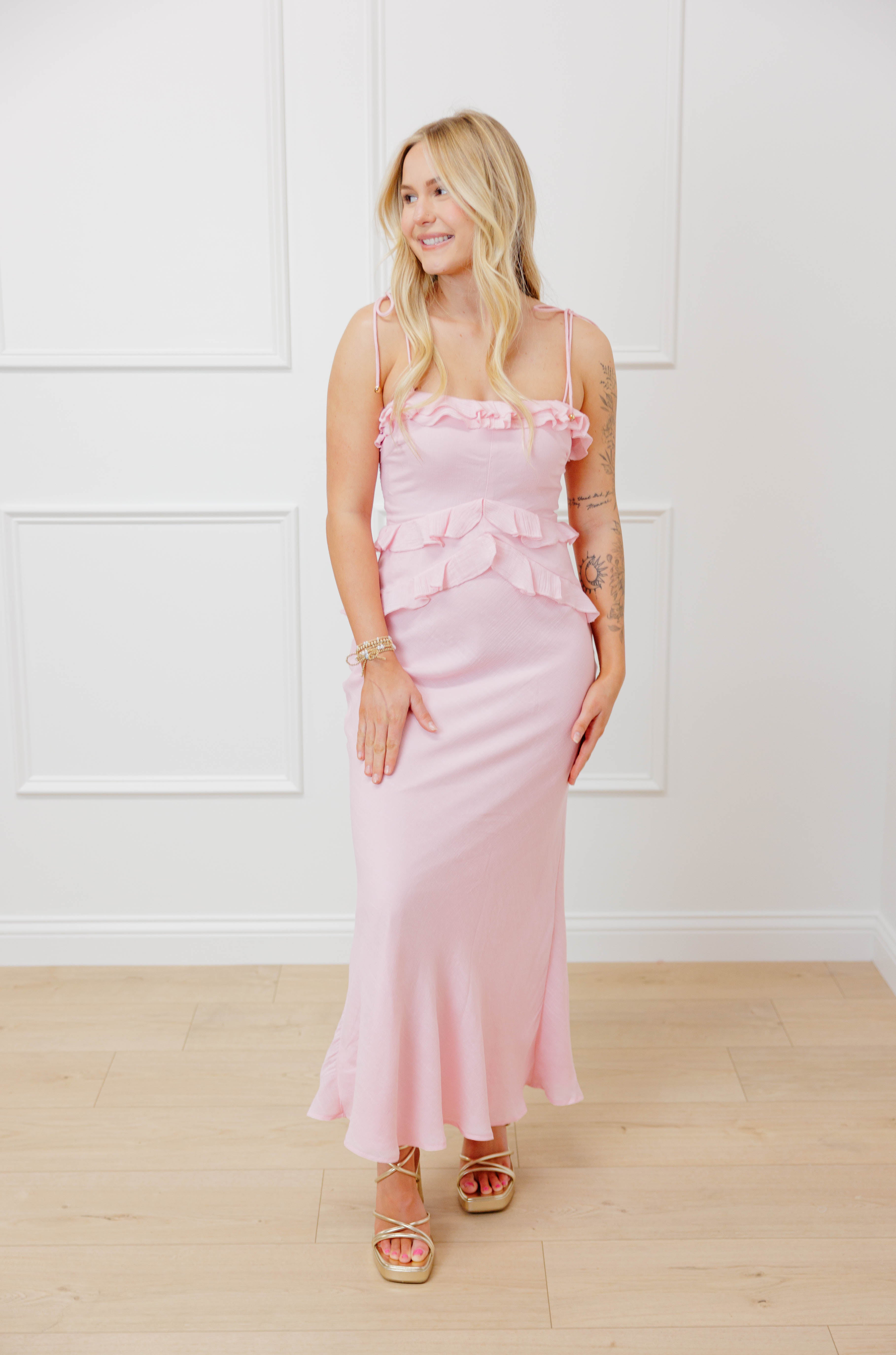 Pink Polly Maxi Dress