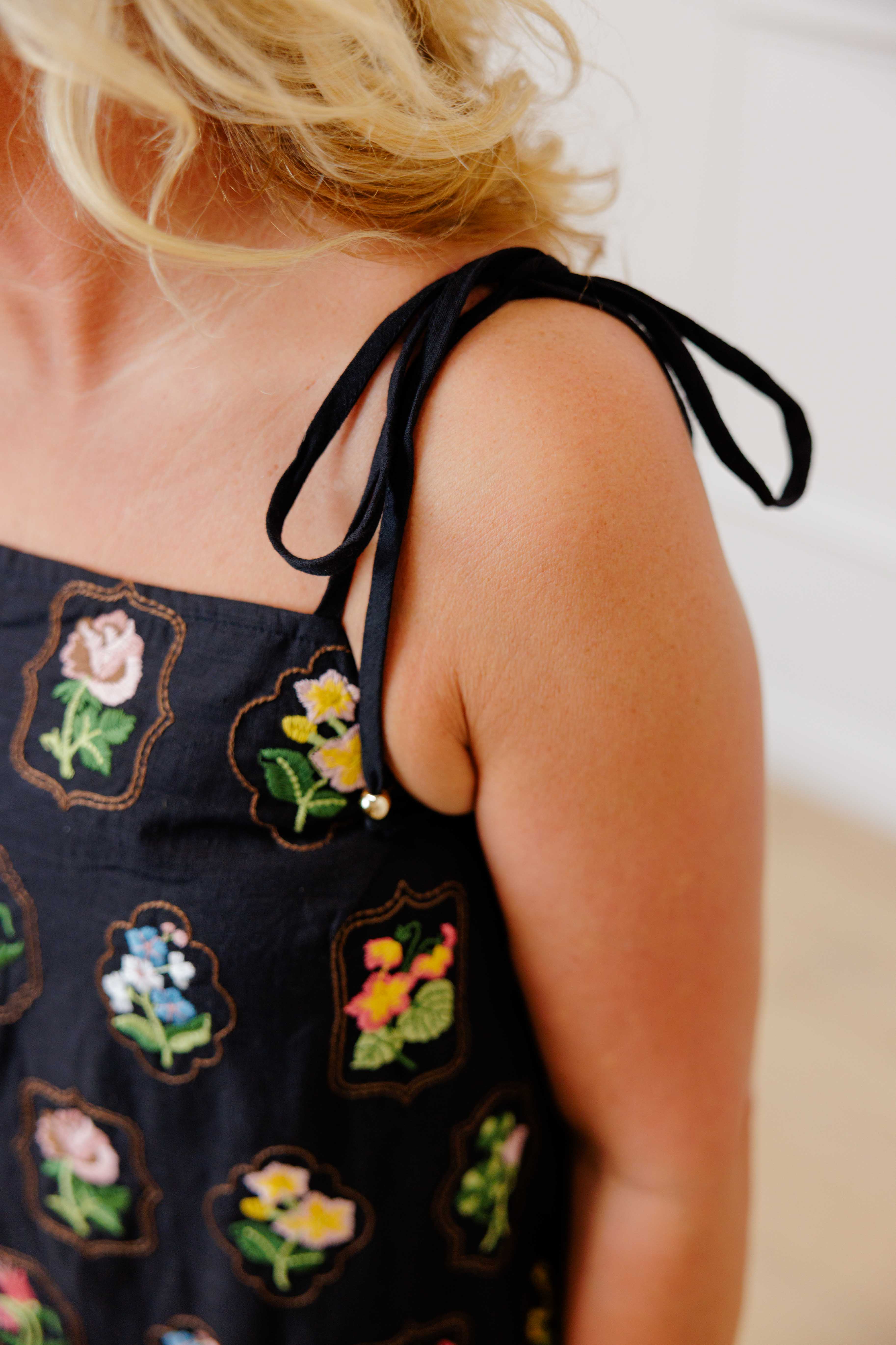 Midnight Meadow Mini Dress