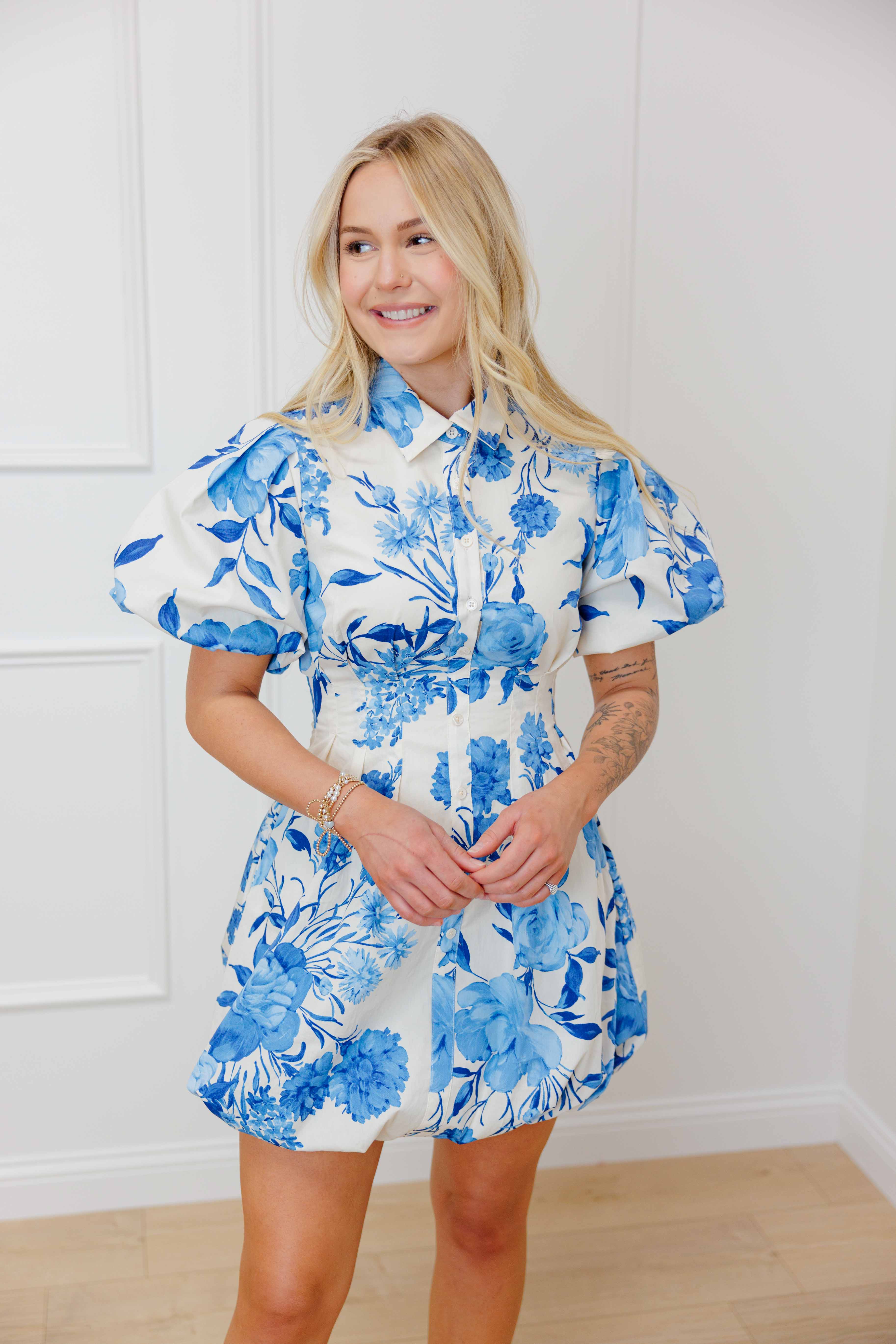 Tess Floral Bubble Dress